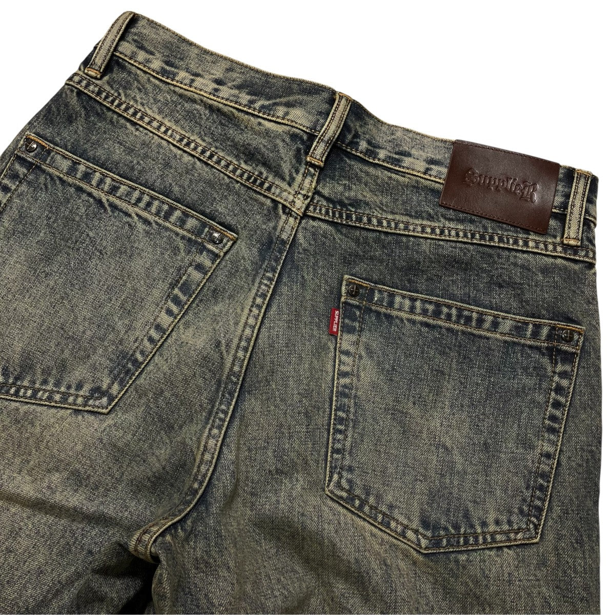 SUPPLIER バギーデニムパンツ 古着・中古-4枚目のアイテム画像