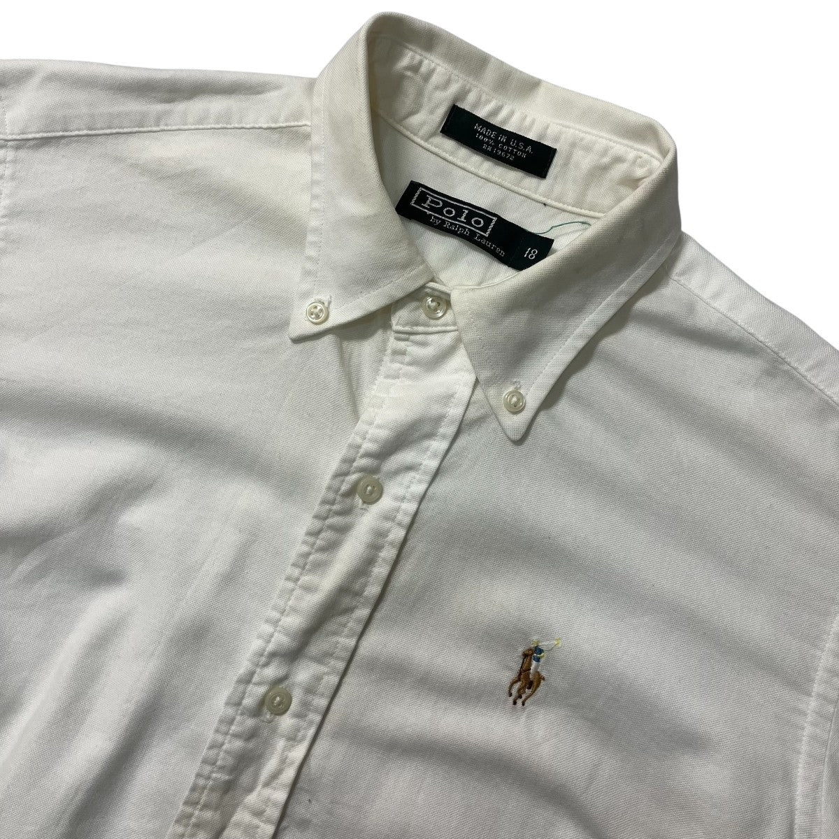 POLO RALPH LAUREN MADE IN USA長袖シャツ 古着・中古-3枚目のアイテム画像