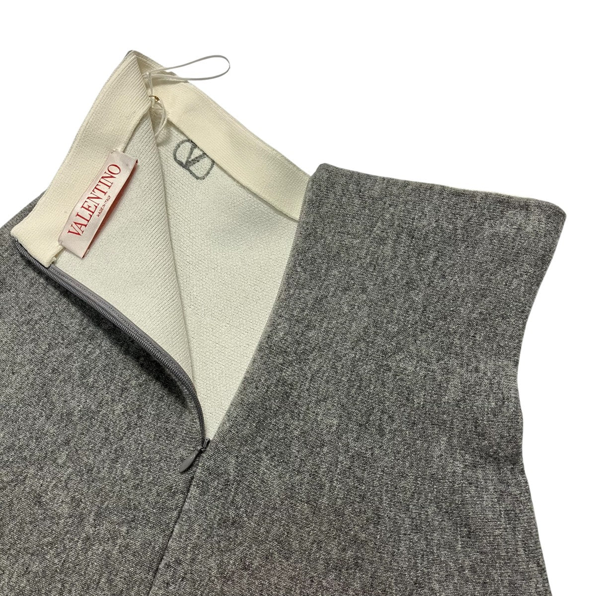 VALENTINO ニットロングフレアスカート3B3KG03U84P 古着・中古-4枚目のアイテム画像