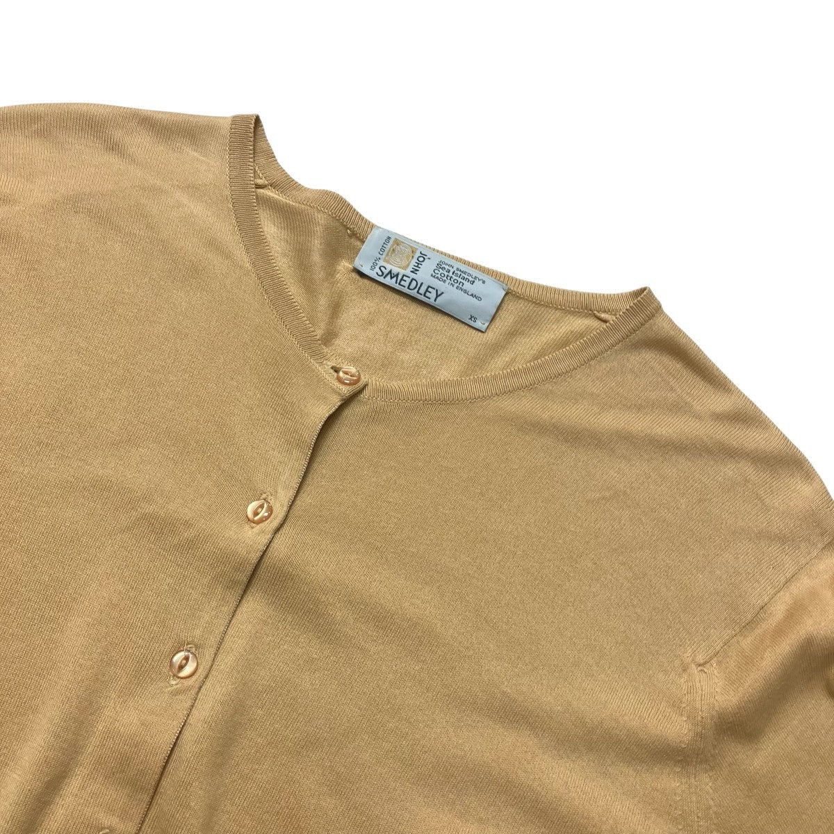 JOHN SMEDLEY シーアイランドコットンニットカーディガン1307391 古着・中古-3枚目のアイテム画像