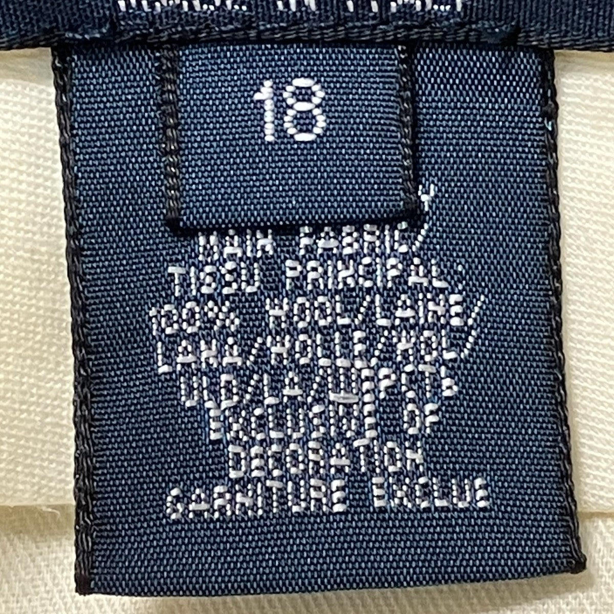POLO RALPH LAUREN MADE IN ITALYウールスラックス 古着・中古-10枚目のアイテム画像