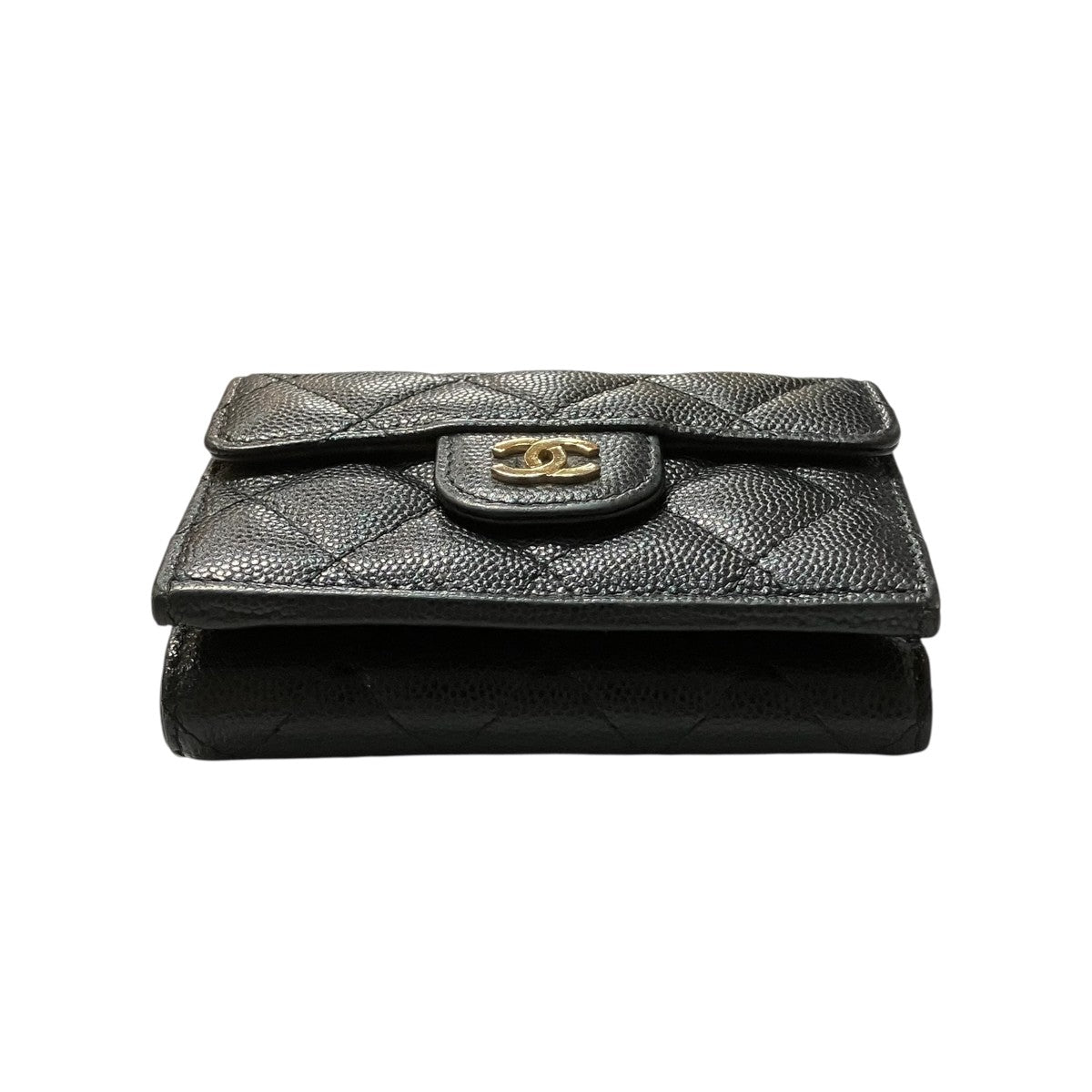 CHANEL マトラッセ3つ折り財布 古着・中古-3枚目のアイテム画像
