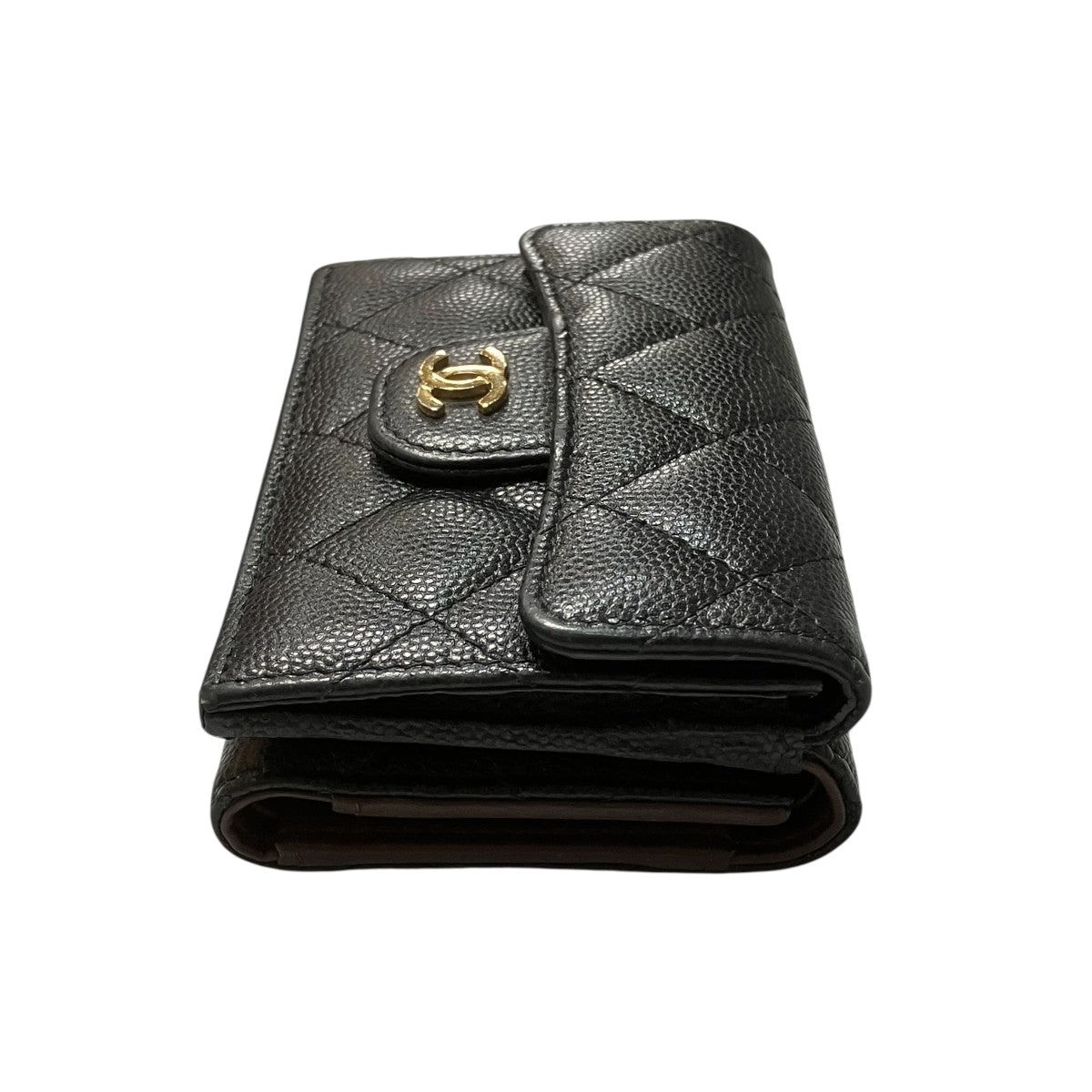 CHANEL(シャネル) マトラッセ3つ折り財布 314**** ブラック サイズ