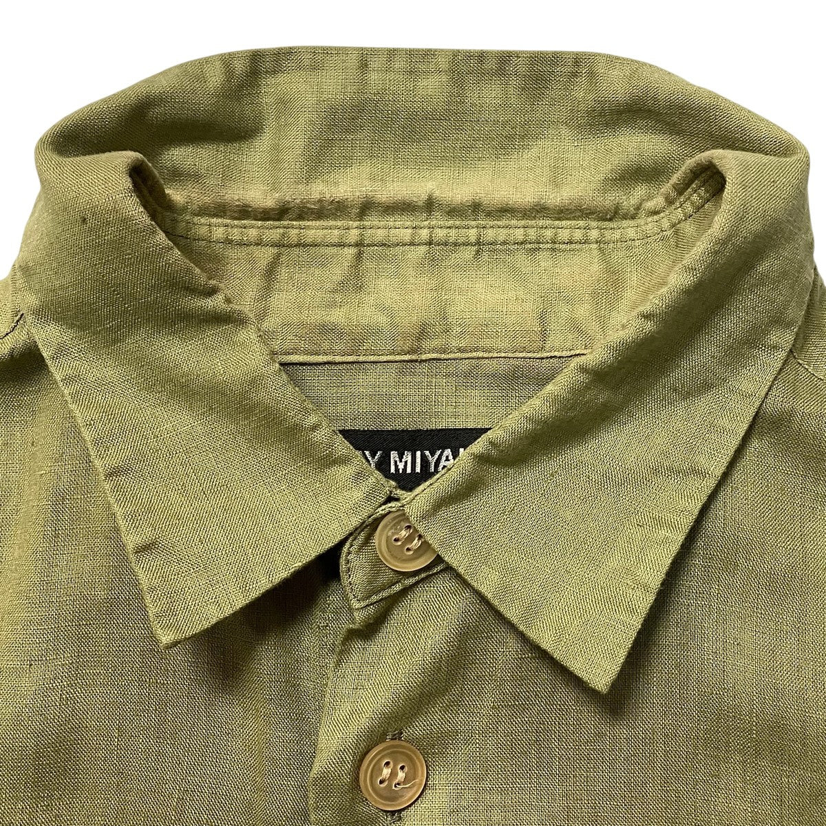 ISSEY MIYAKE MEN リネンシャツME91FJ270 古着・中古-6枚目のアイテム画像
