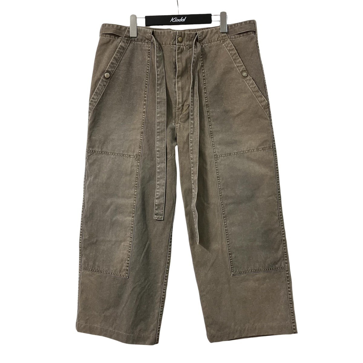 phebus SUMIZOME DUCK PANTSベルテッドワークパンツ251-30-01 古着・中古-1枚目のアイテム画像