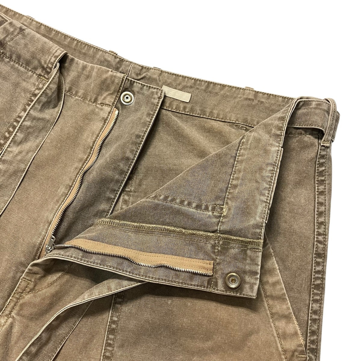 phebus SUMIZOME DUCK PANTSベルテッドワークパンツ251-30-01 古着・中古-4枚目のアイテム画像