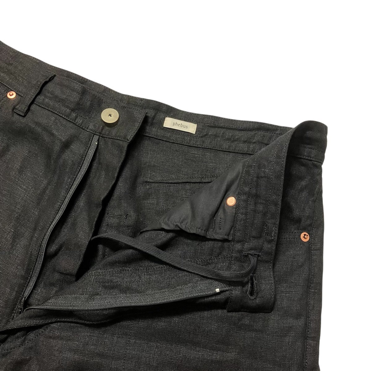 phebus Linen Flare PantsイージーパンツS26LP27IB 古着・中古-3枚目のアイテム画像