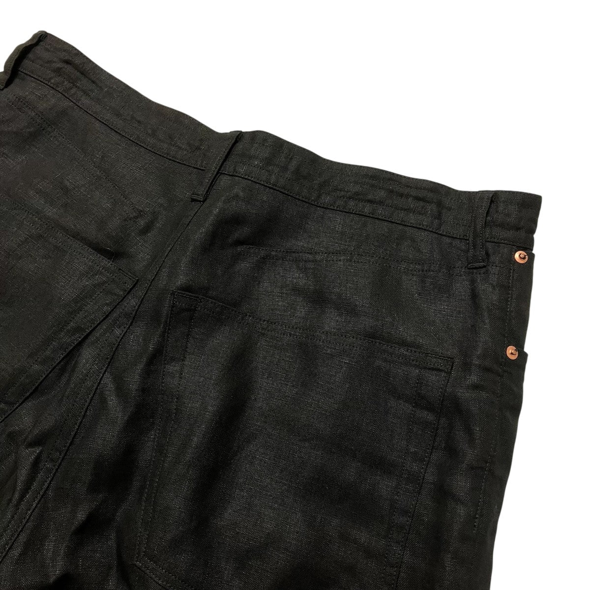 phebus Linen Flare PantsイージーパンツS26LP27IB 古着・中古-4枚目のアイテム画像