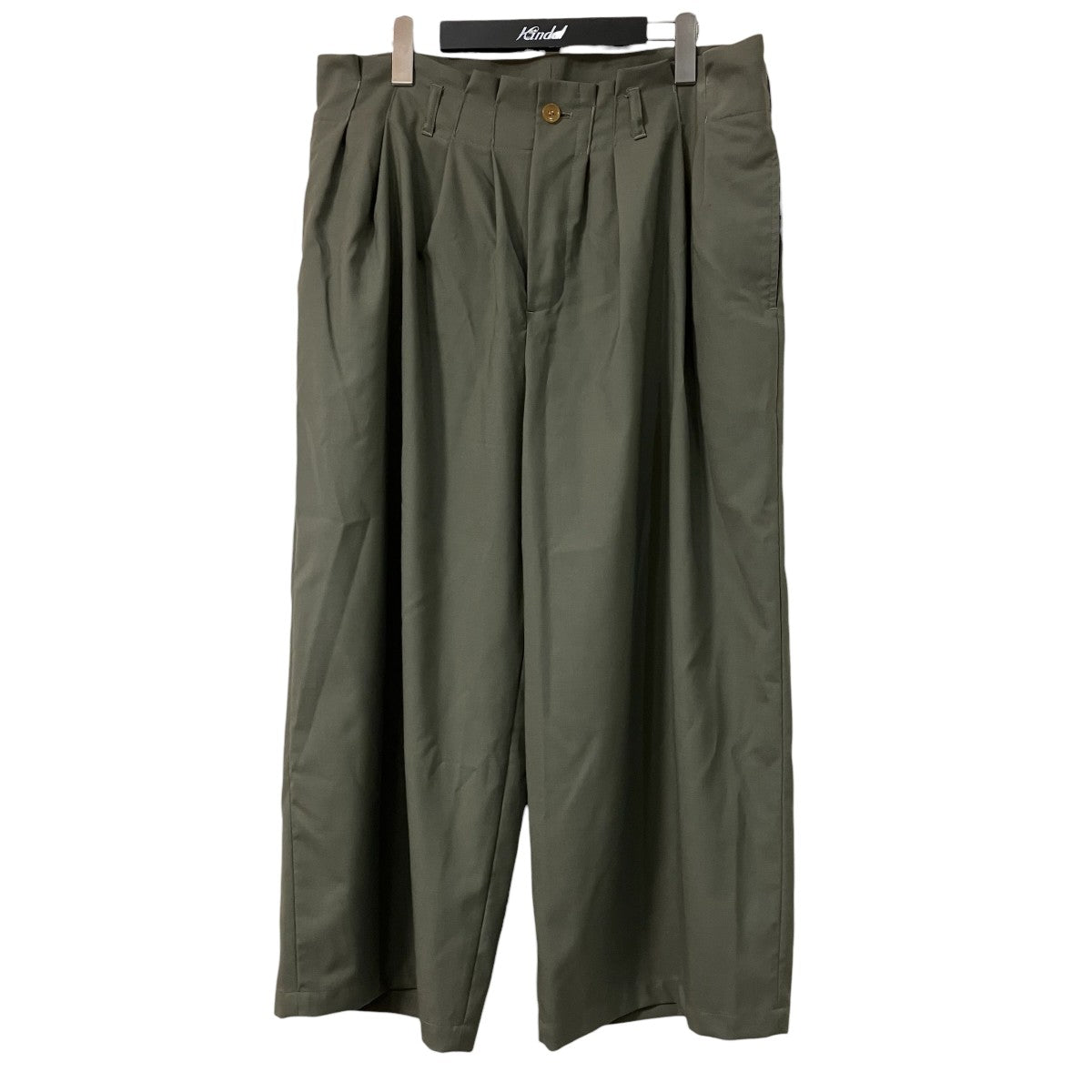 DIGAWEL Wide tuck pantsタックワイドパンツ 古着・中古-1枚目のアイテム画像