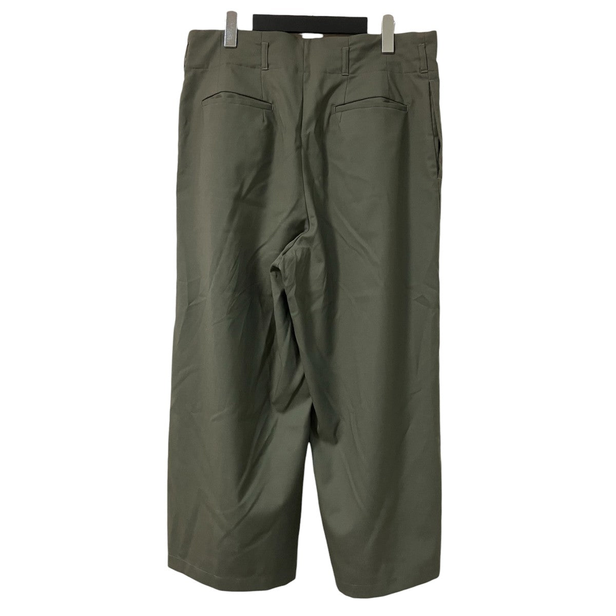 DIGAWEL Wide tuck pantsタックワイドパンツ 古着・中古-2枚目のアイテム画像