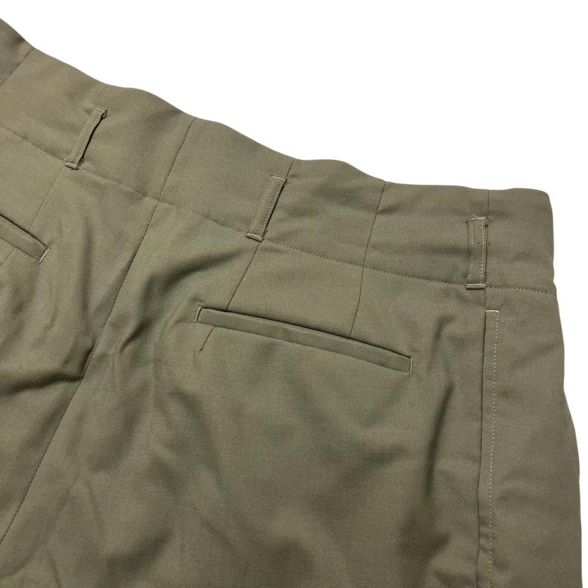 DIGAWEL Wide tuck pantsタックワイドパンツ 古着・中古-4枚目のアイテム画像