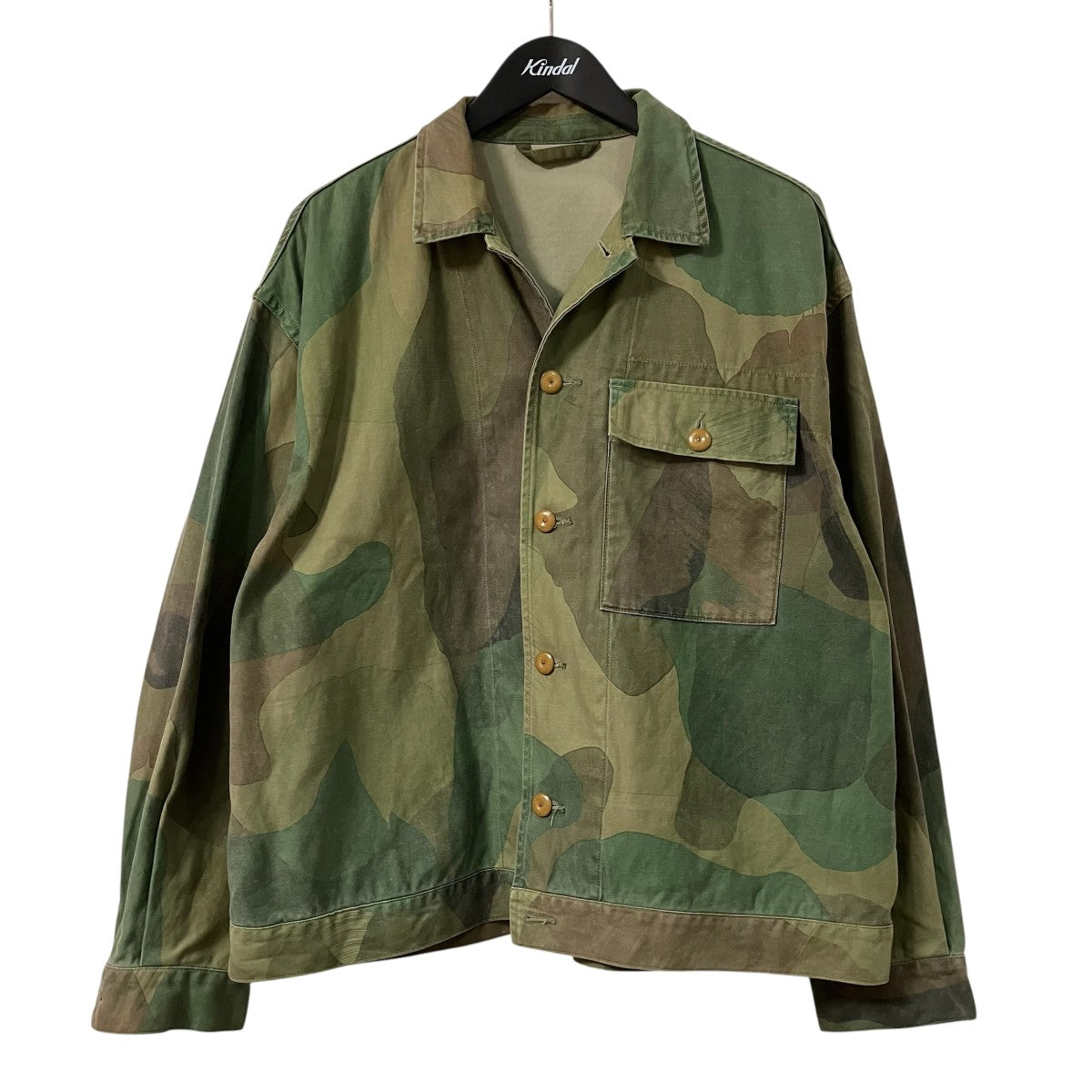 NIGEL CABOURN 24AWカモフラミリタリージャケット8049-00-10001 古着・中古-1枚目のアイテム画像