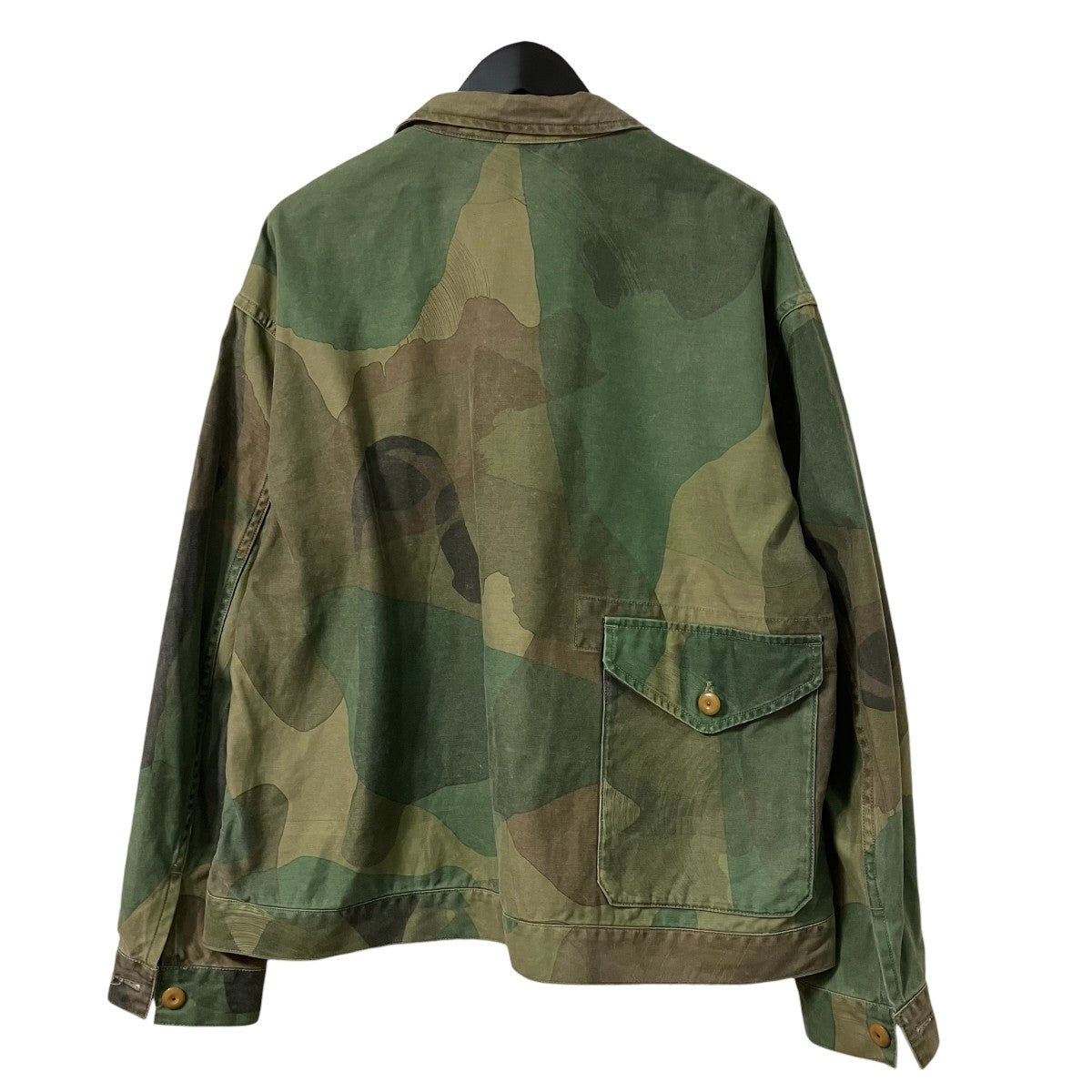 NIGEL CABOURN 24AWカモフラミリタリージャケット8049-00-10001 古着・中古-2枚目のアイテム画像