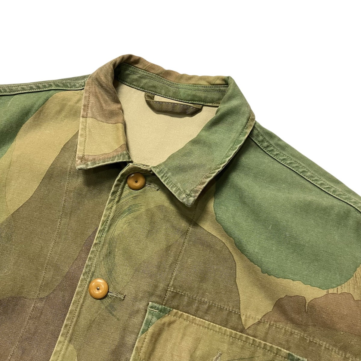 NIGEL CABOURN 24AWカモフラミリタリージャケット8049-00-10001 古着・中古-3枚目のアイテム画像
