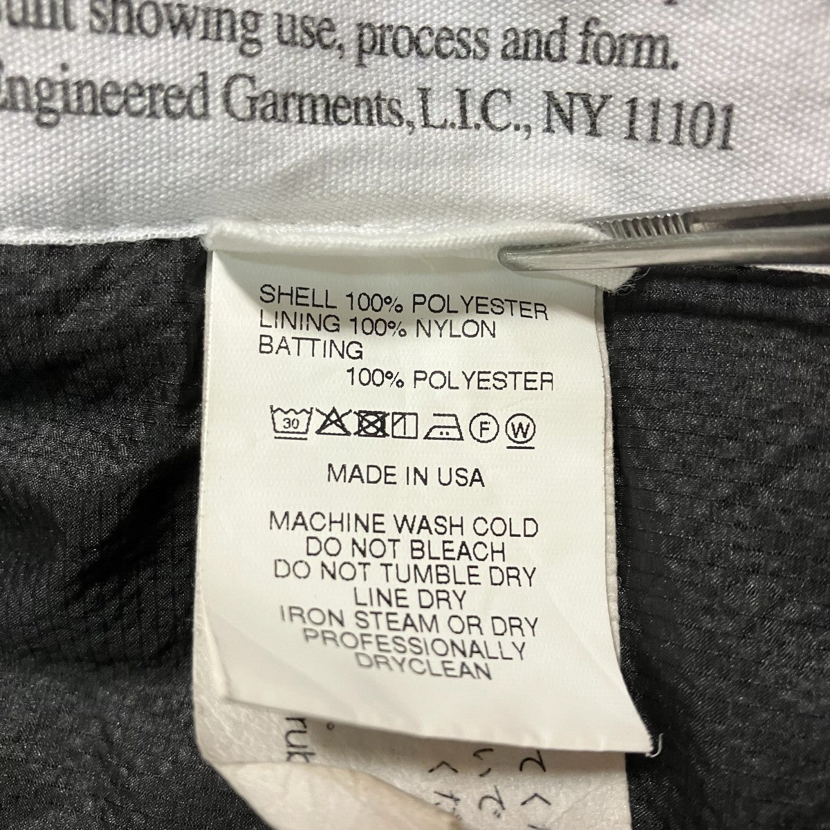 Engineered Garments COVER VEST中綿ベスト 古着・中古-6枚目のアイテム画像