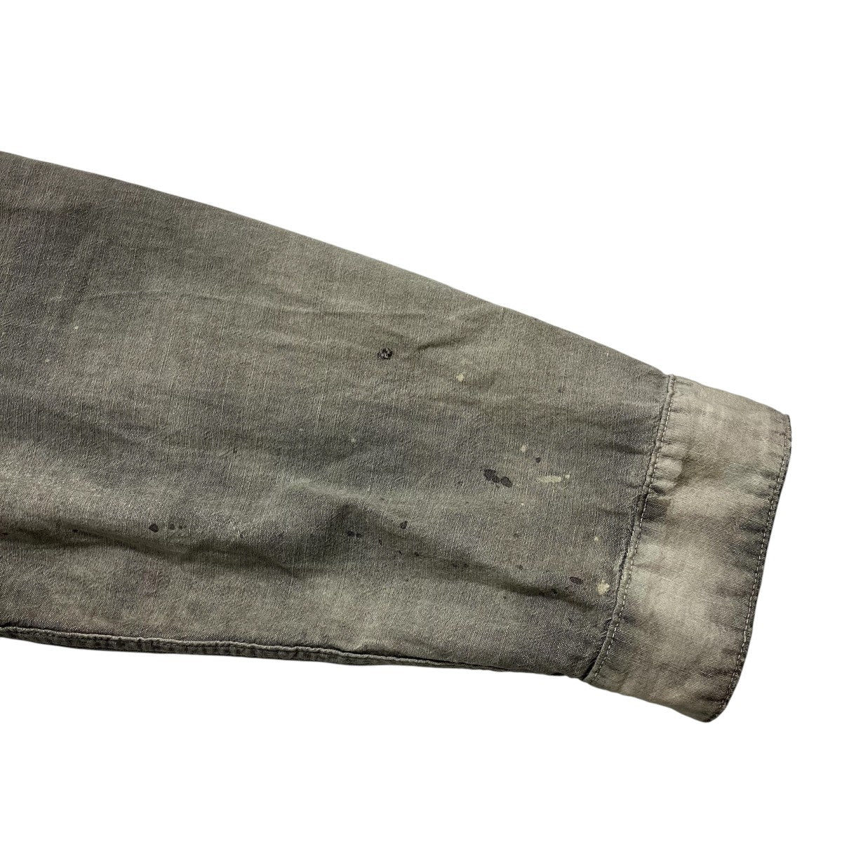 ANCELLM CHAMBRAY SHIRT JACKETダメージ加工シャンブレーシャツANC-SH52 古着・中古-4枚目のアイテム画像
