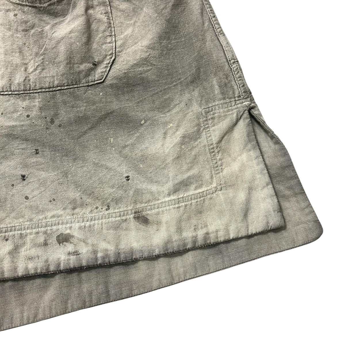 ANCELLM CHAMBRAY SHIRT JACKETダメージ加工シャンブレーシャツANC-SH52 古着・中古-5枚目のアイテム画像