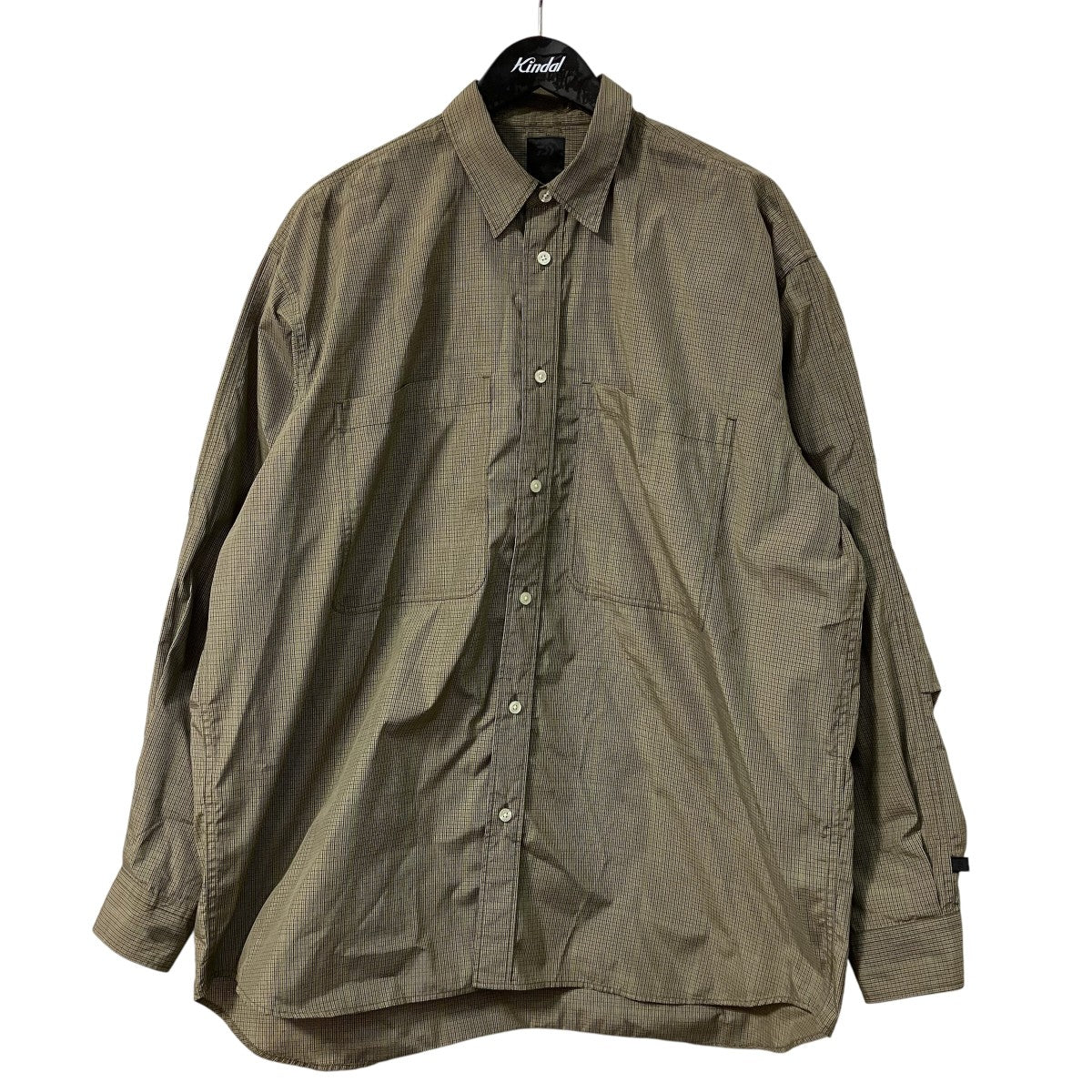 DAIWA PIER39 TECH WORK SHIRTS L S GUN CLUB PLAIDSシャツジャケットBE-86022 古着・中古-1枚目のアイテム画像