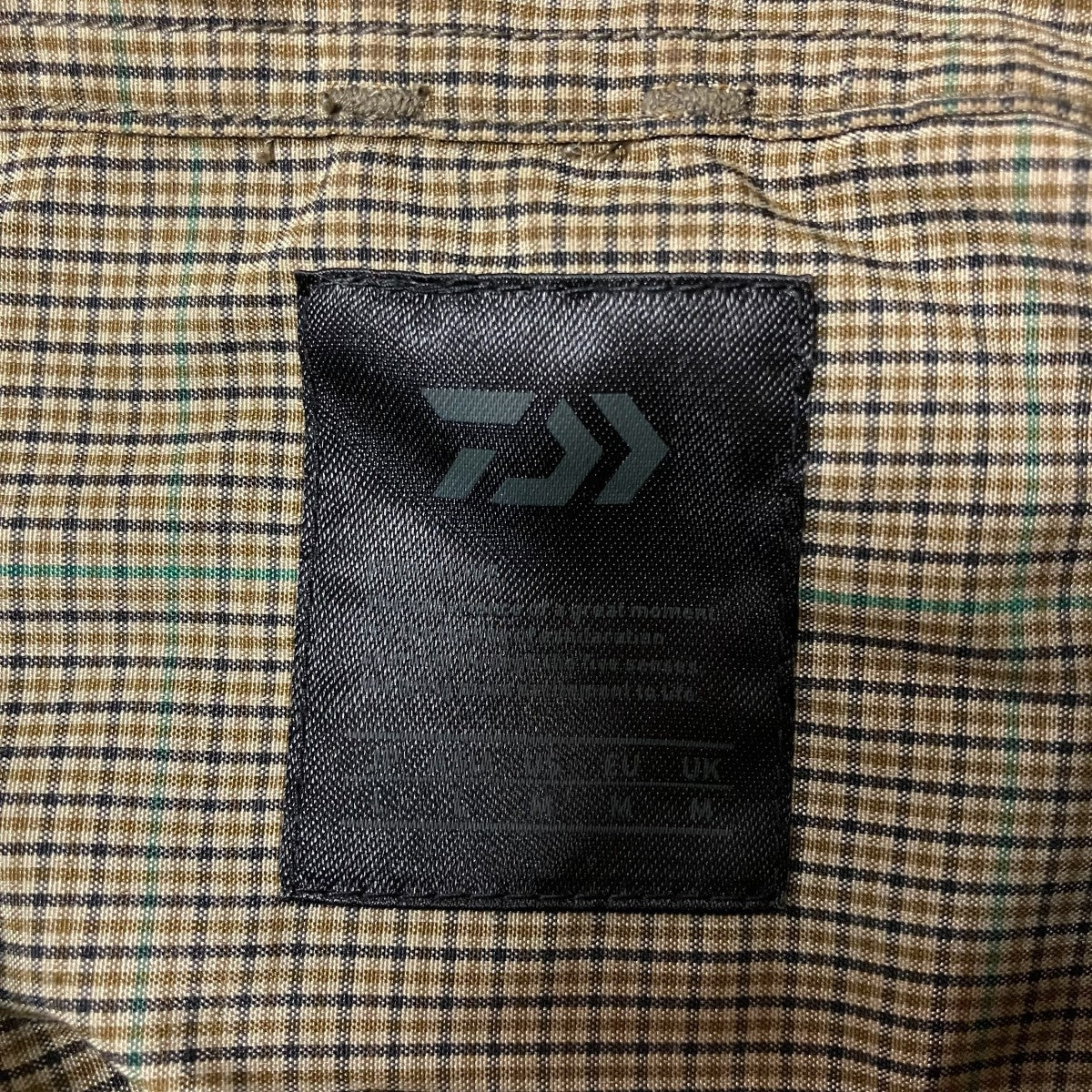 DAIWA PIER39 TECH WORK SHIRTS L S GUN CLUB PLAIDSシャツジャケットBE-86022 古着・中古-6枚目のアイテム画像