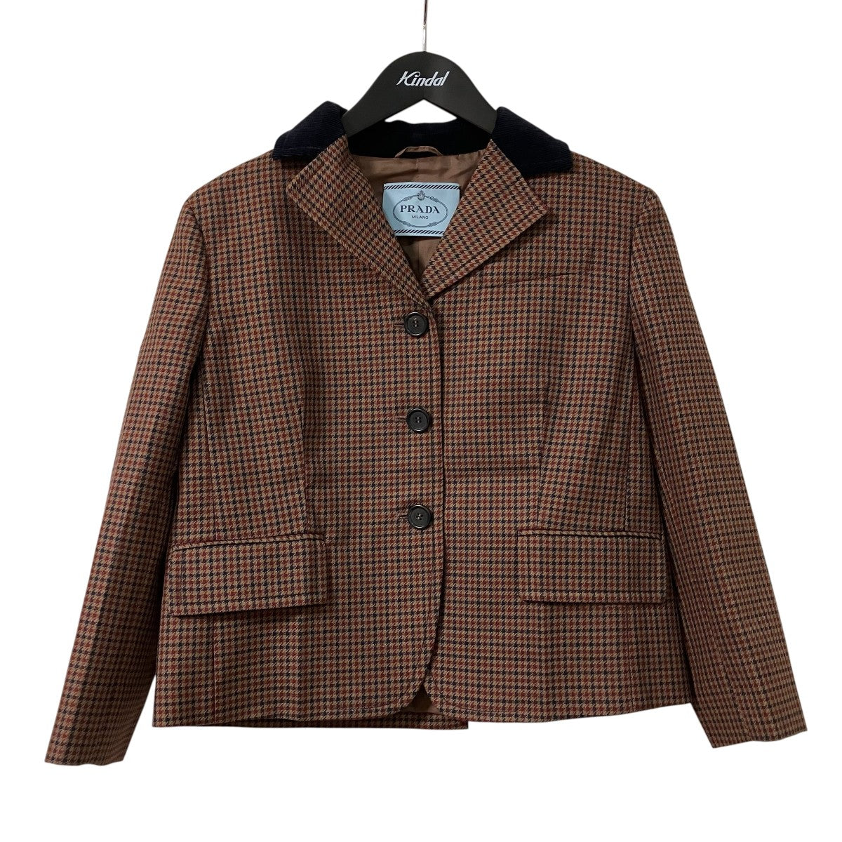PRADA チェックP560FE S172 1N9E 古着・中古-1枚目のアイテム画像
