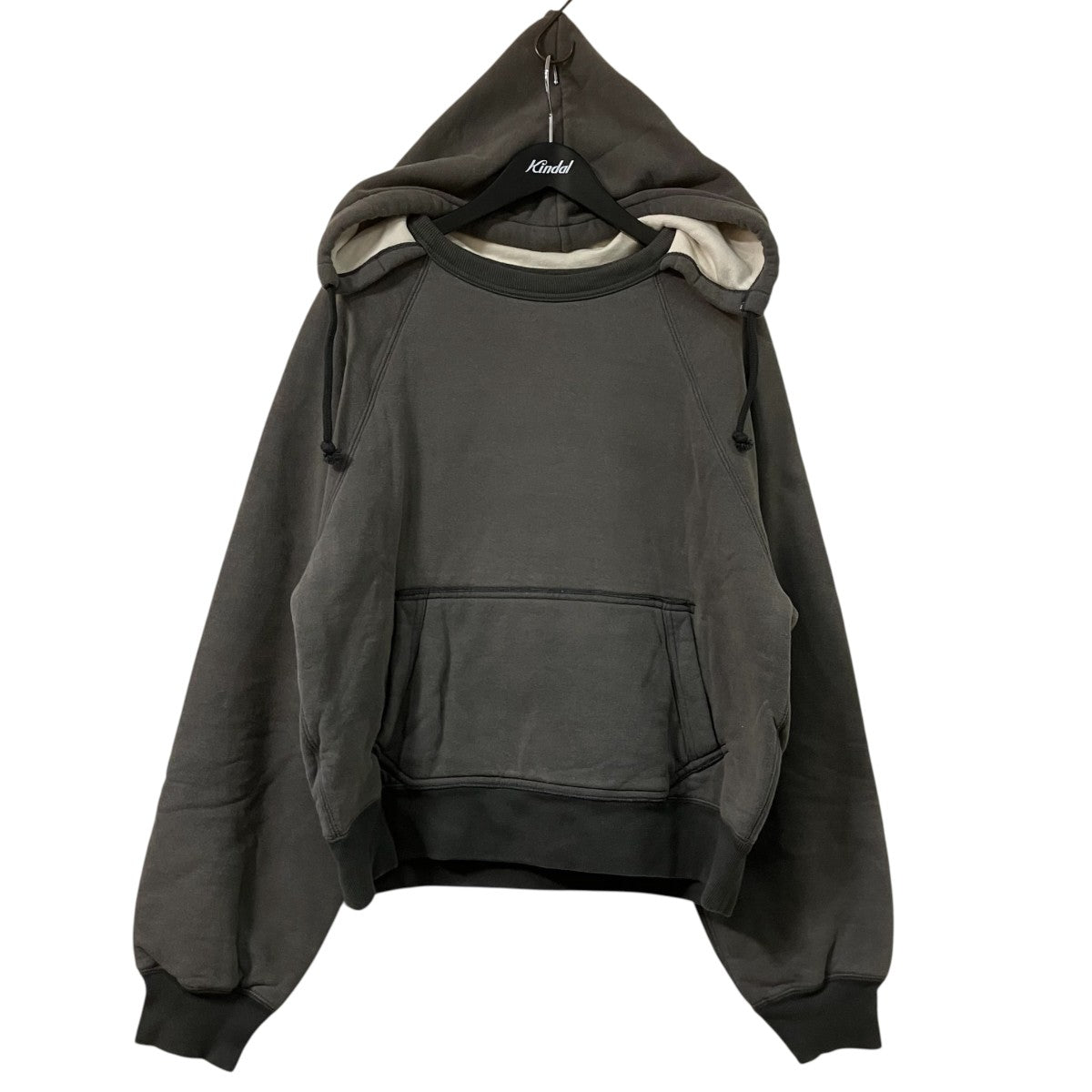 2-TONE PULLOVER HOODIEリバーシブルコットンパーカーFU-Ssp-CS001