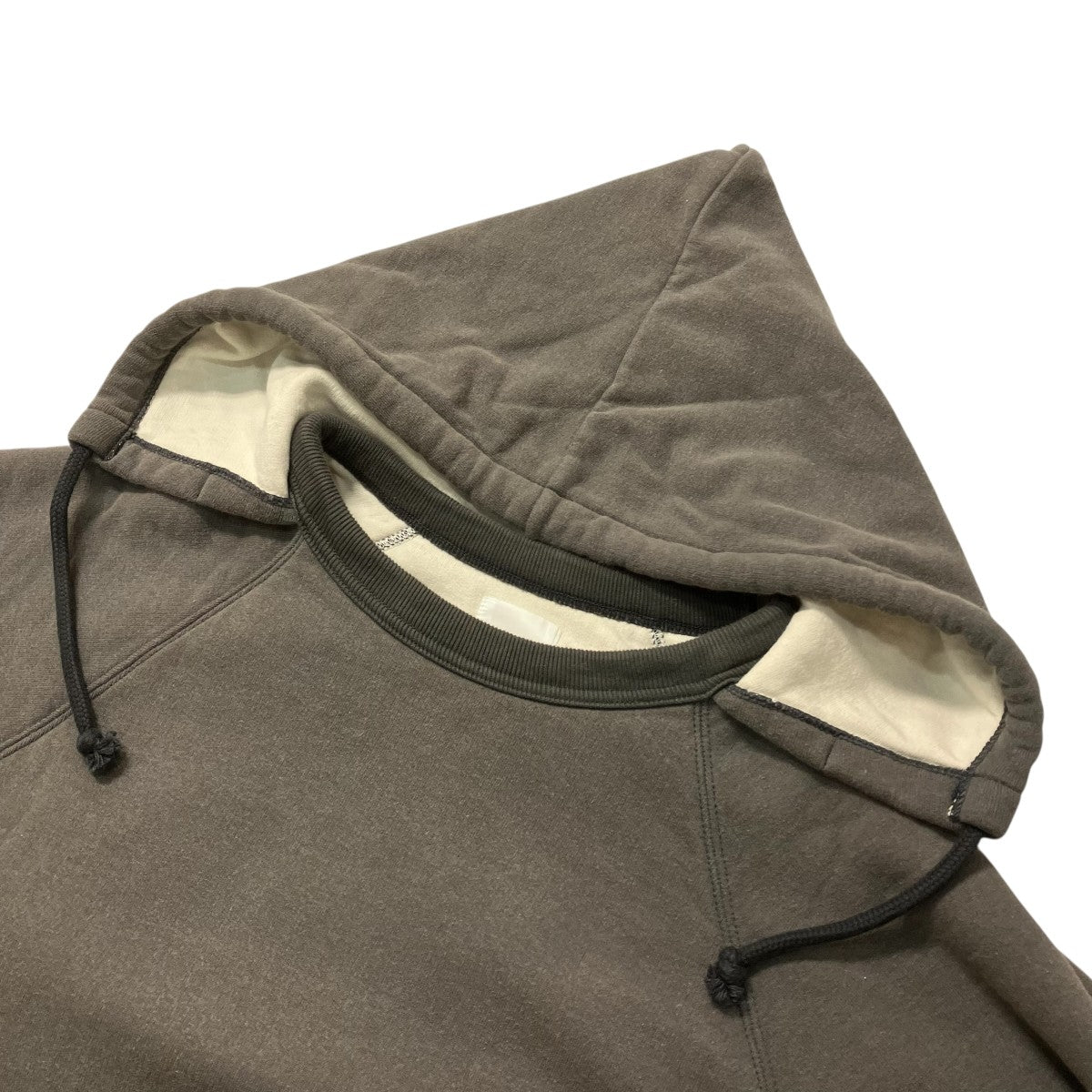 2-TONE PULLOVER HOODIEリバーシブルコットンパーカーFU-Ssp-CS001