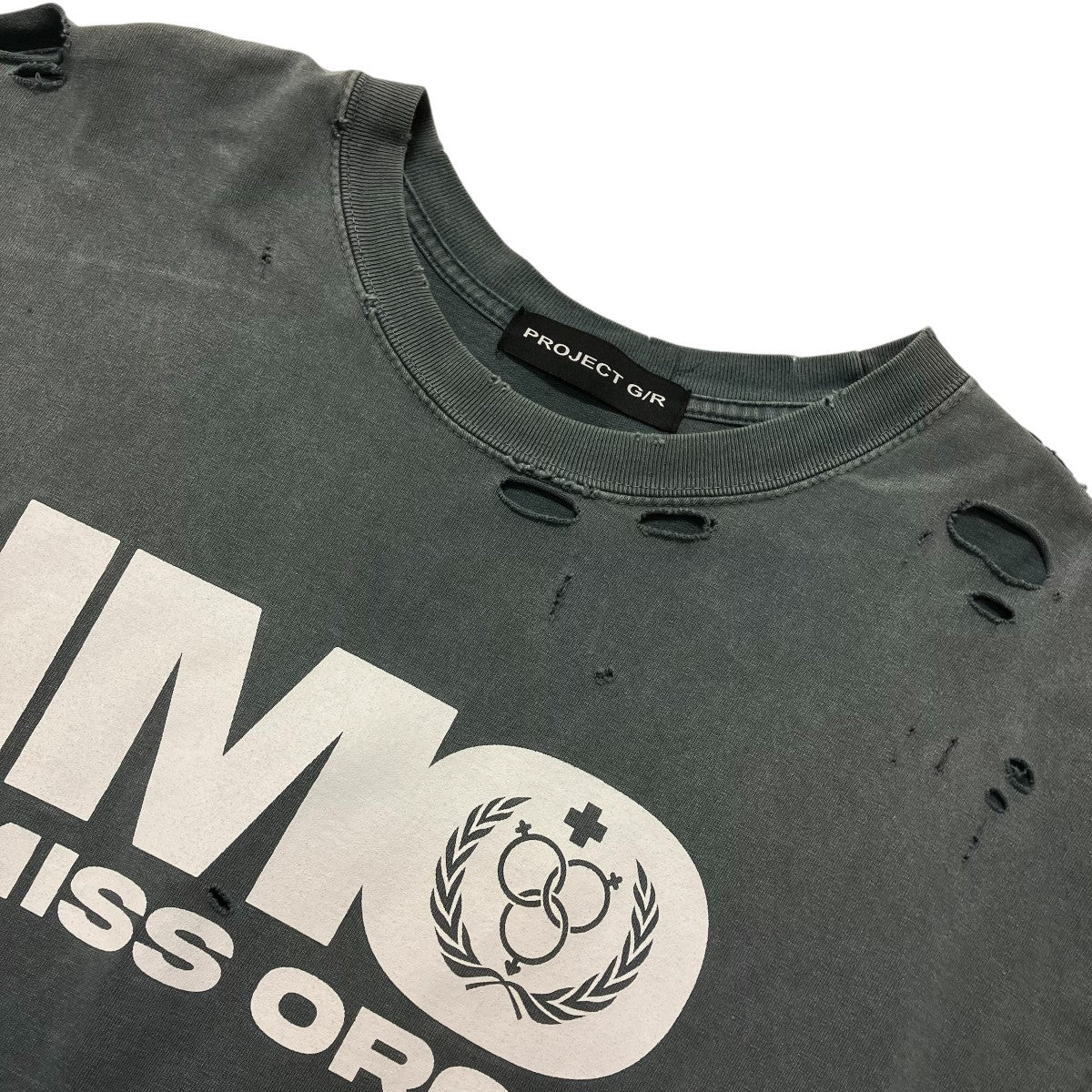 ダメージ加工Tシャツ