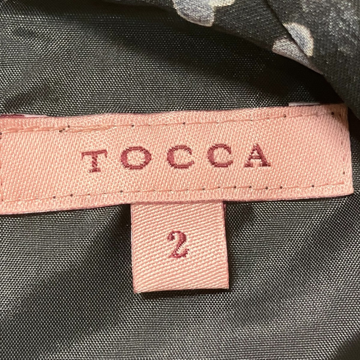 TOCCA(トッカ) LOVE DRESSノースリーブワンピース ブラック サイズ 2
