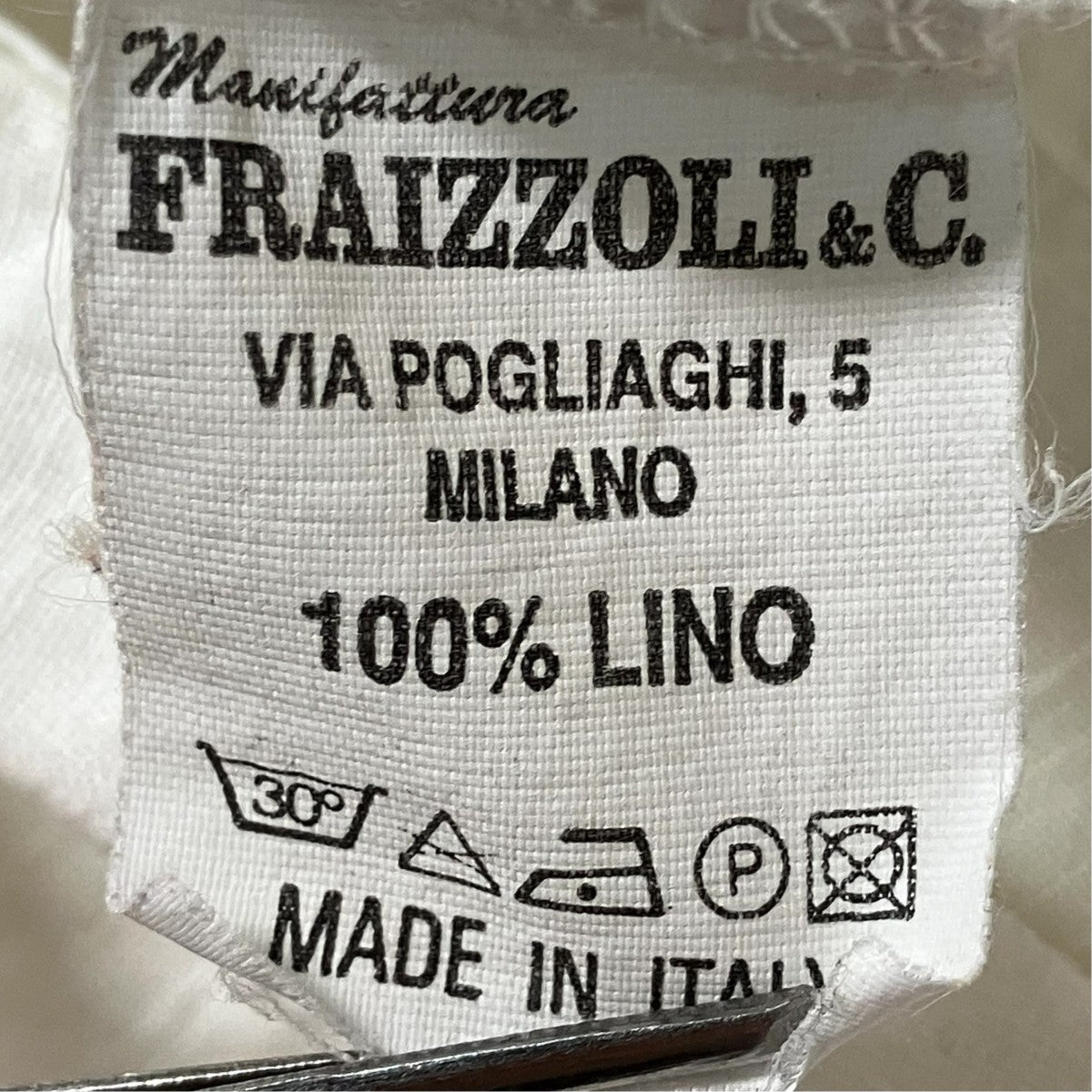 イタリア製 リネンテーラードジャケット