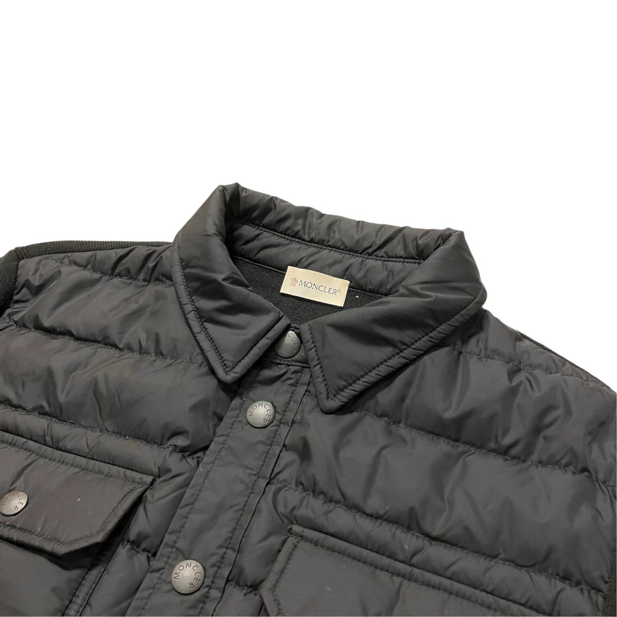 MONCLER ニット切替ジャケットMAGLIONE TRICOT CARDIGAN 古着・中古-3枚目のアイテム画像