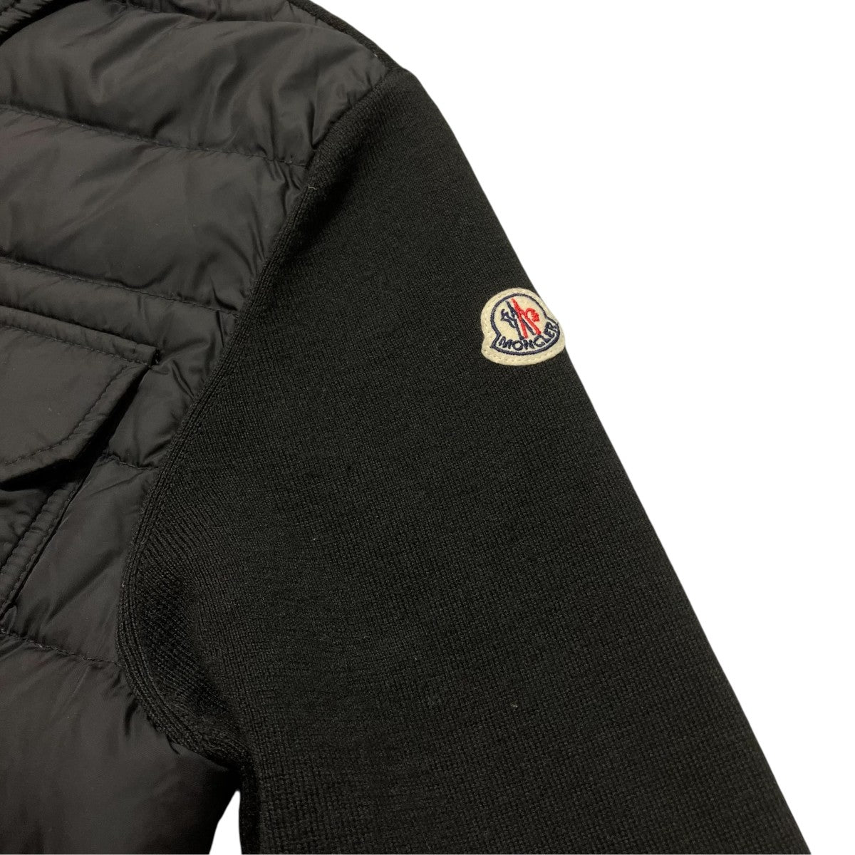 MONCLER ニット切替ジャケットMAGLIONE TRICOT CARDIGAN 古着・中古-5枚目のアイテム画像