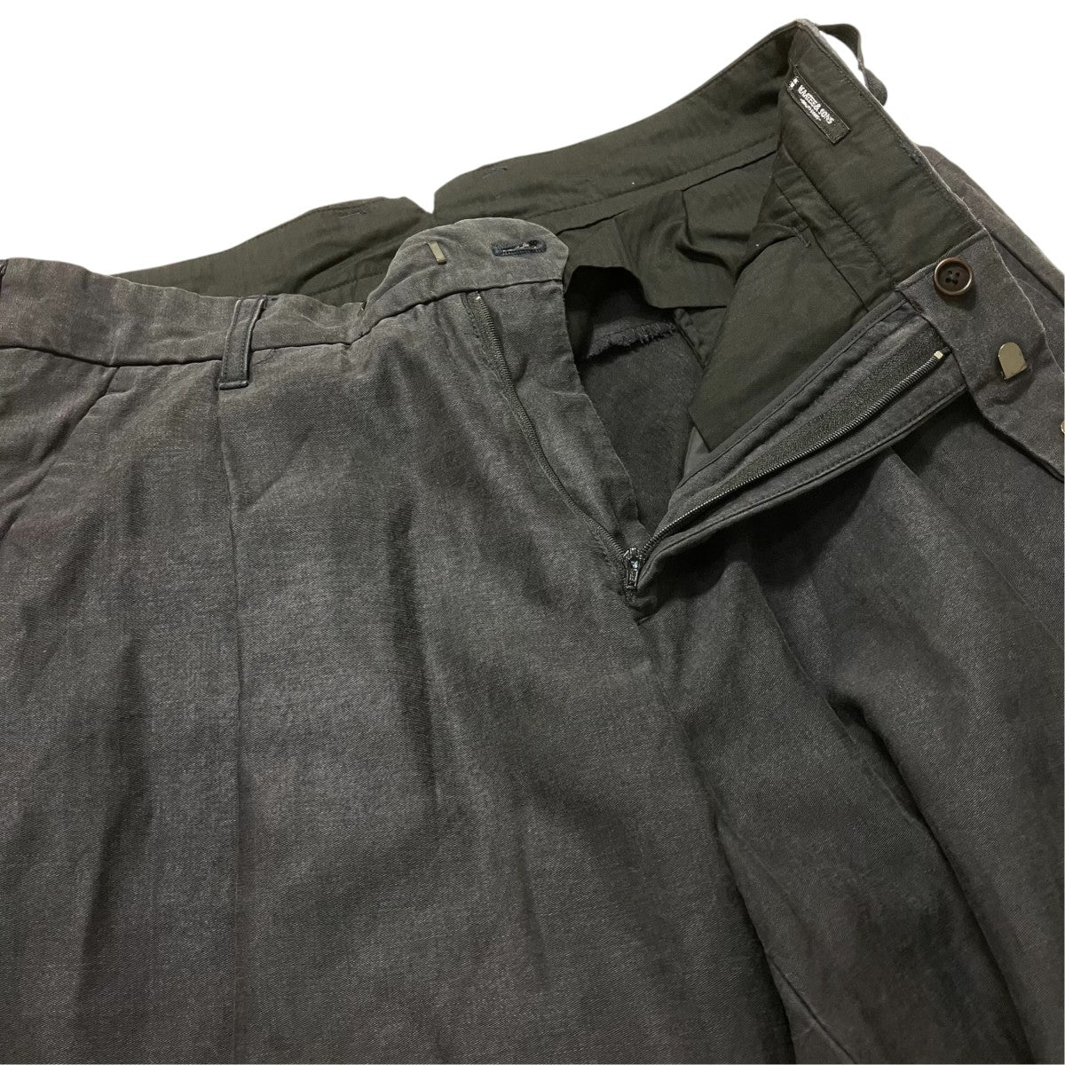 MILITARY SLACKS RAYONモールスキンパンツMT5303 0210A