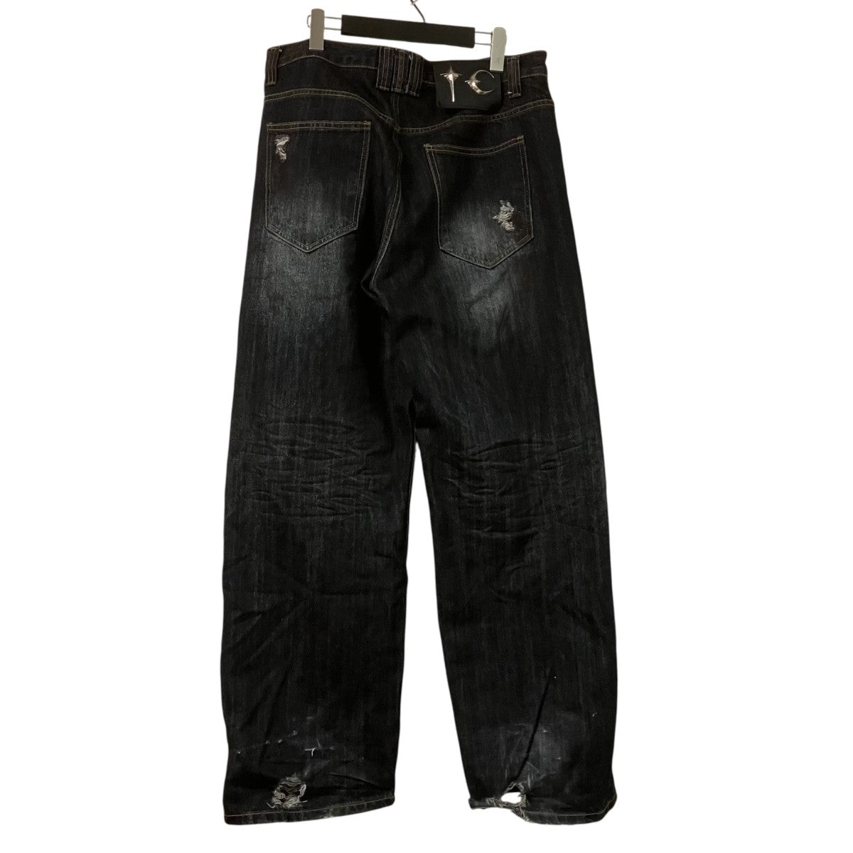 BURN DOWN DENIM PANTSペイントダメージ加工デニムパンツTC25PT0701