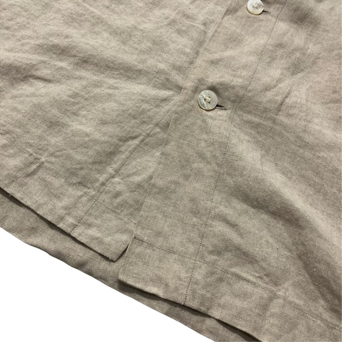 ENTS 23SSリネンシャツentsSS23-SH03 古着・中古-5枚目のアイテム画像