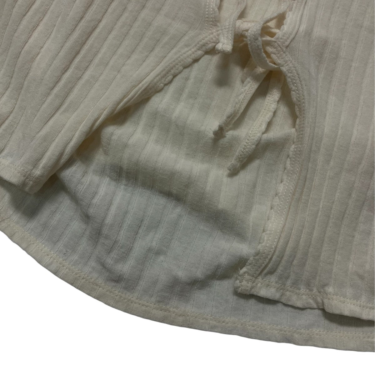 sheer rib jersey cardigan topアンサンブル風トップス1425312001