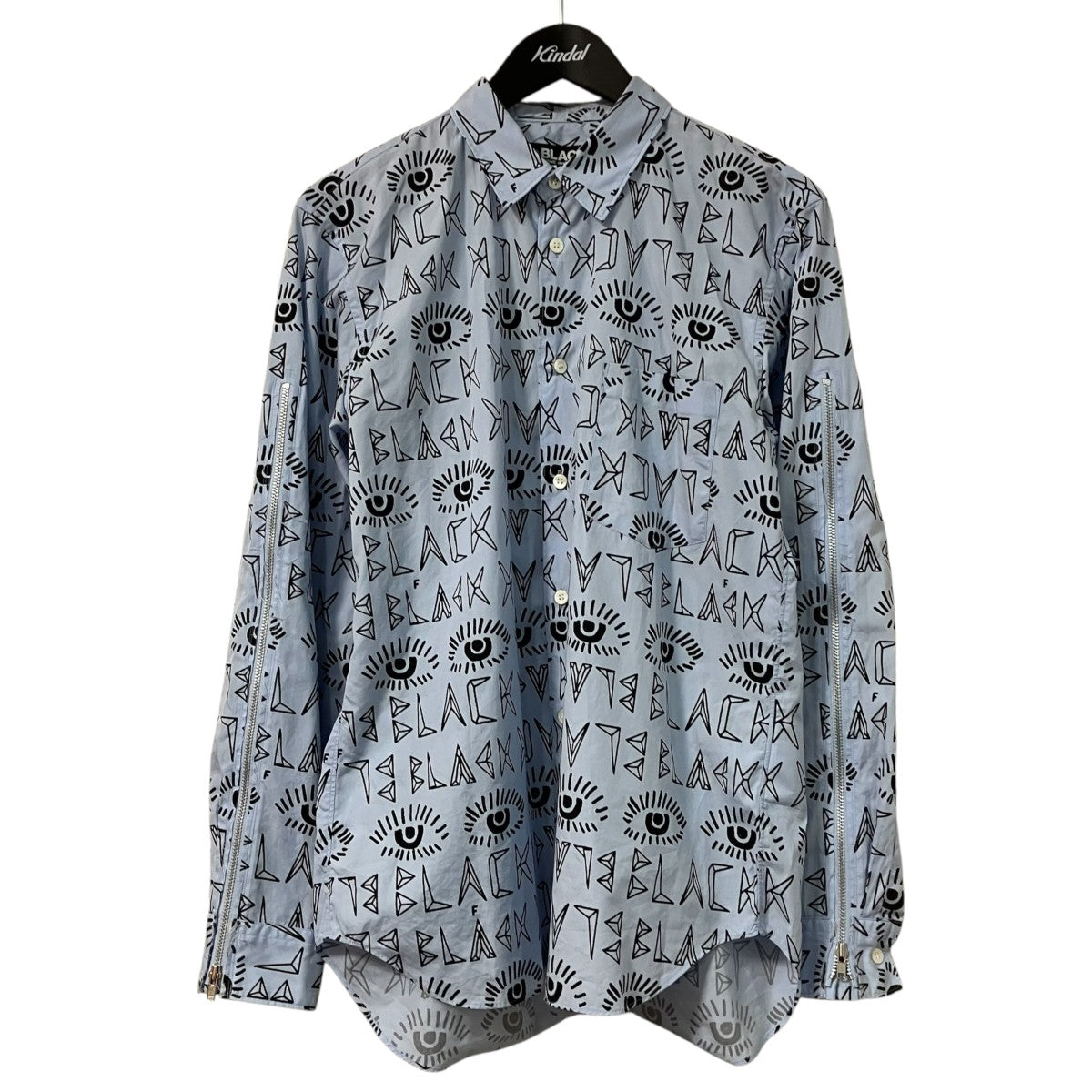 総柄シャツ1P-B016