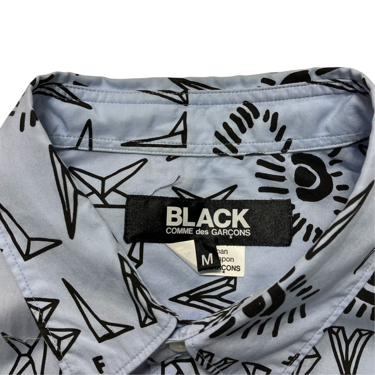 総柄シャツ1P-B016
