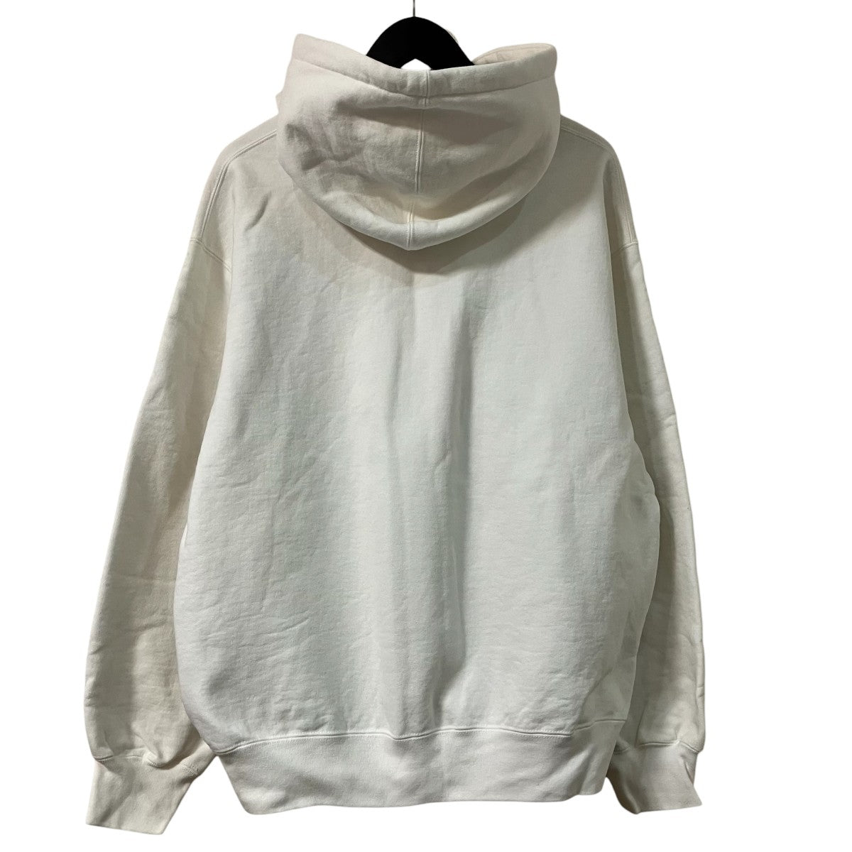 Supreme レザーロゴパッチフーディー 古着・中古-2枚目のアイテム画像