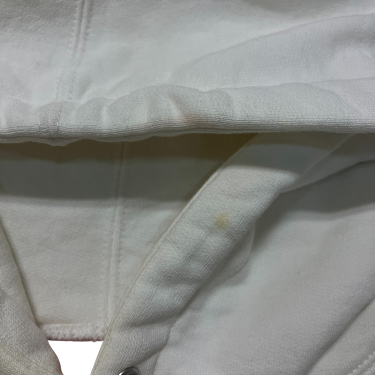Supreme レザーロゴパッチフーディー 古着・中古-4枚目のアイテム画像