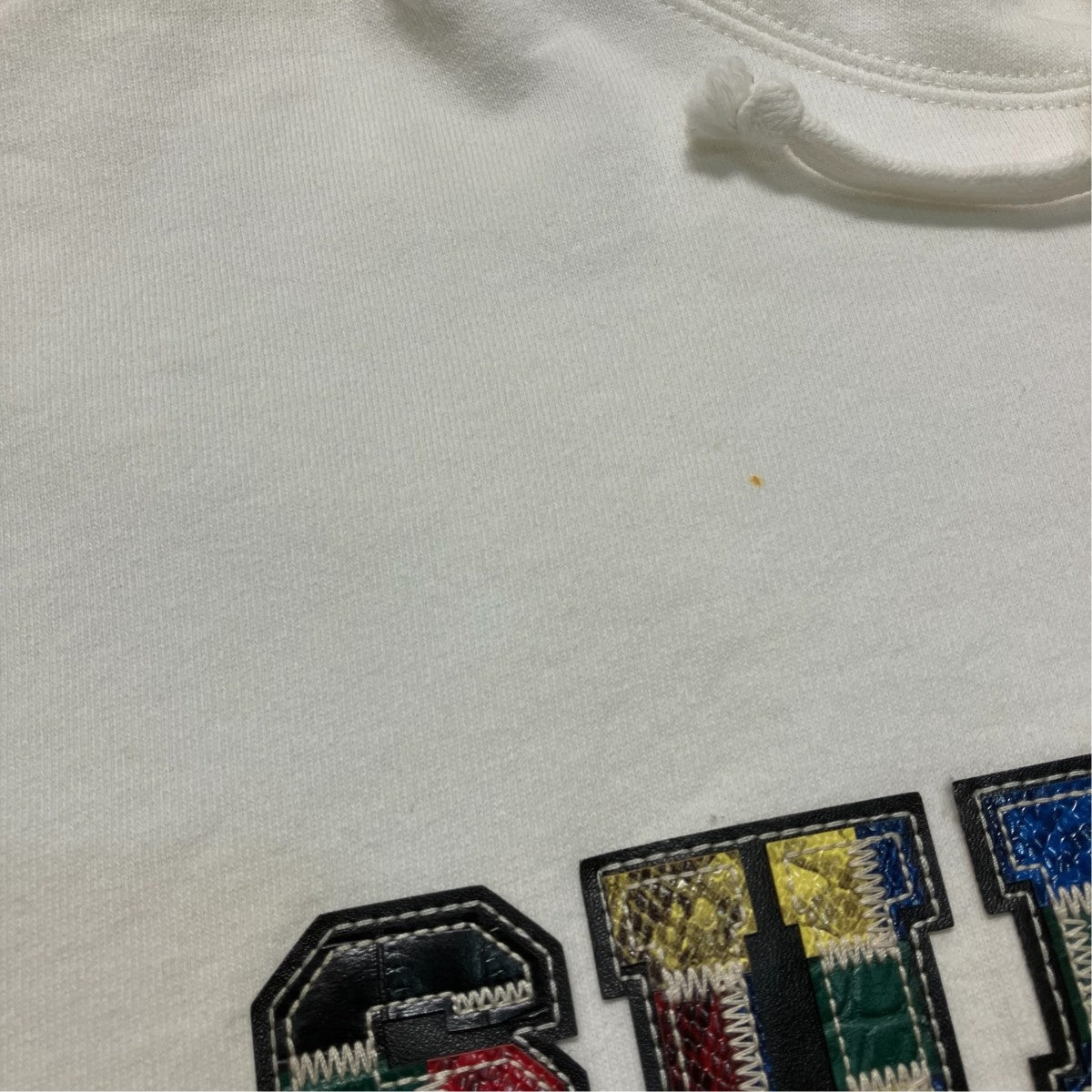 Supreme レザーロゴパッチフーディー 古着・中古-8枚目のアイテム画像