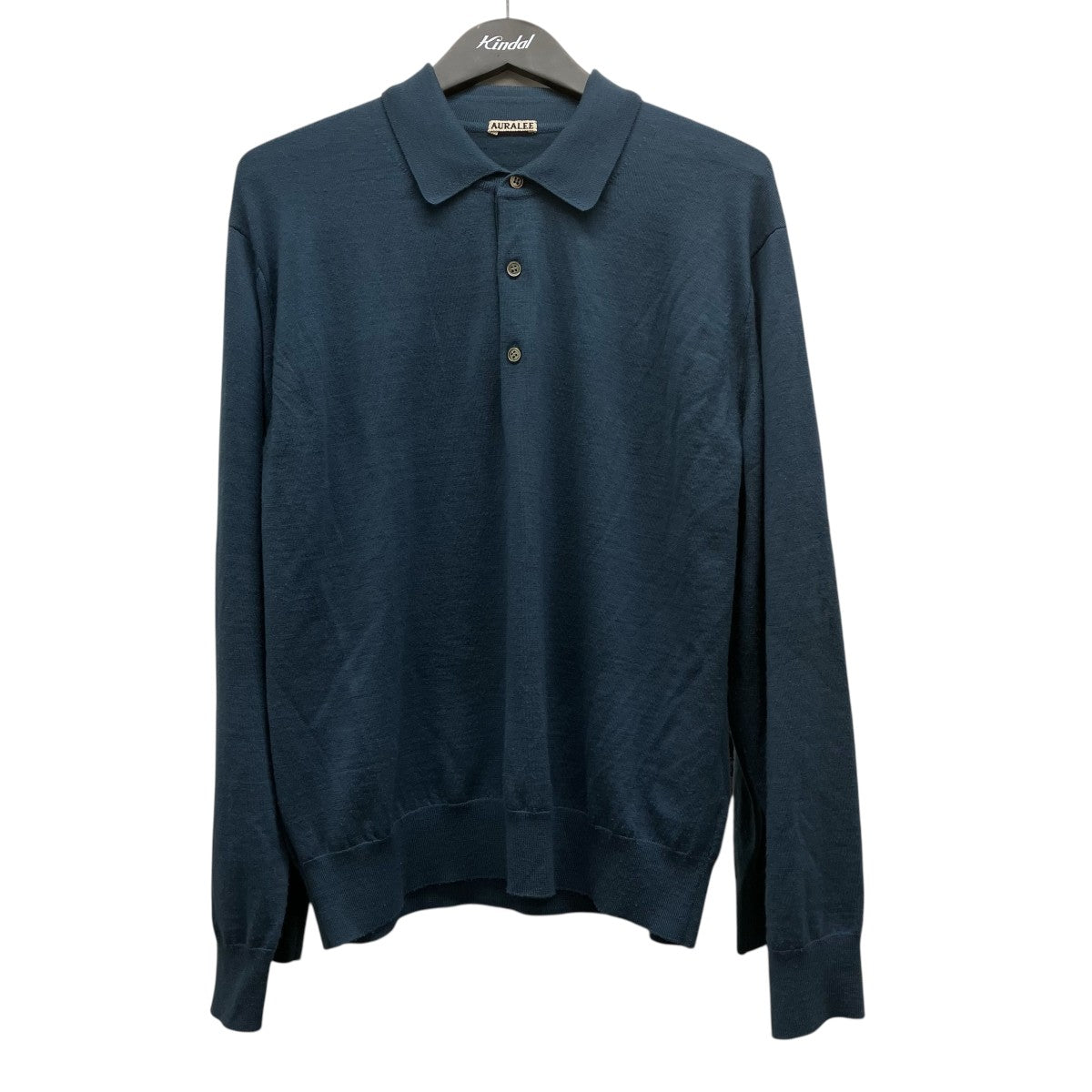 WOOL CASHMERE HIGH GAUGE KNIT POLOニットポロシャツA7AP02HG