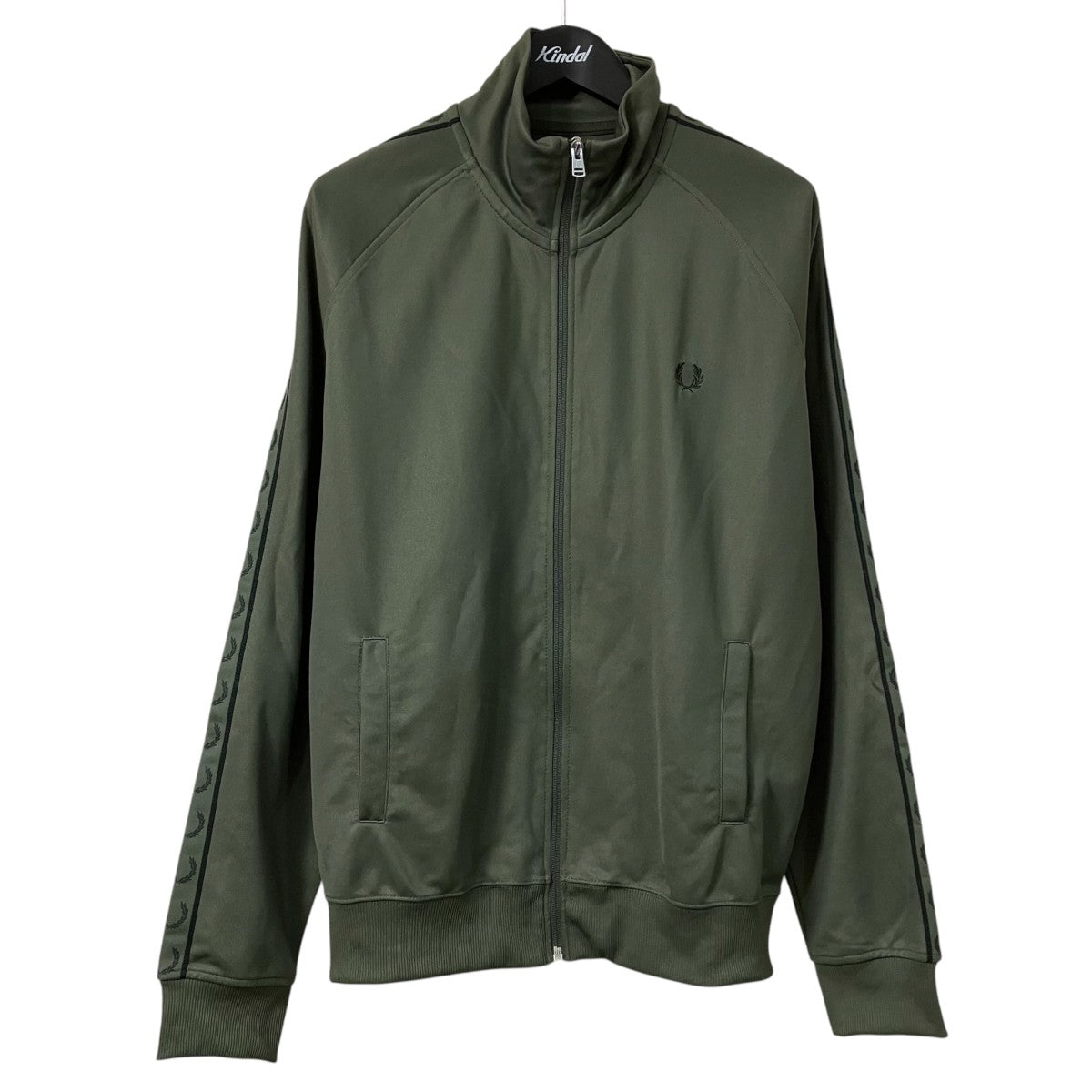 FRED PERRY Contrast Tape Track JacketトラックジャケットJ5557 古着・中古-1枚目のアイテム画像