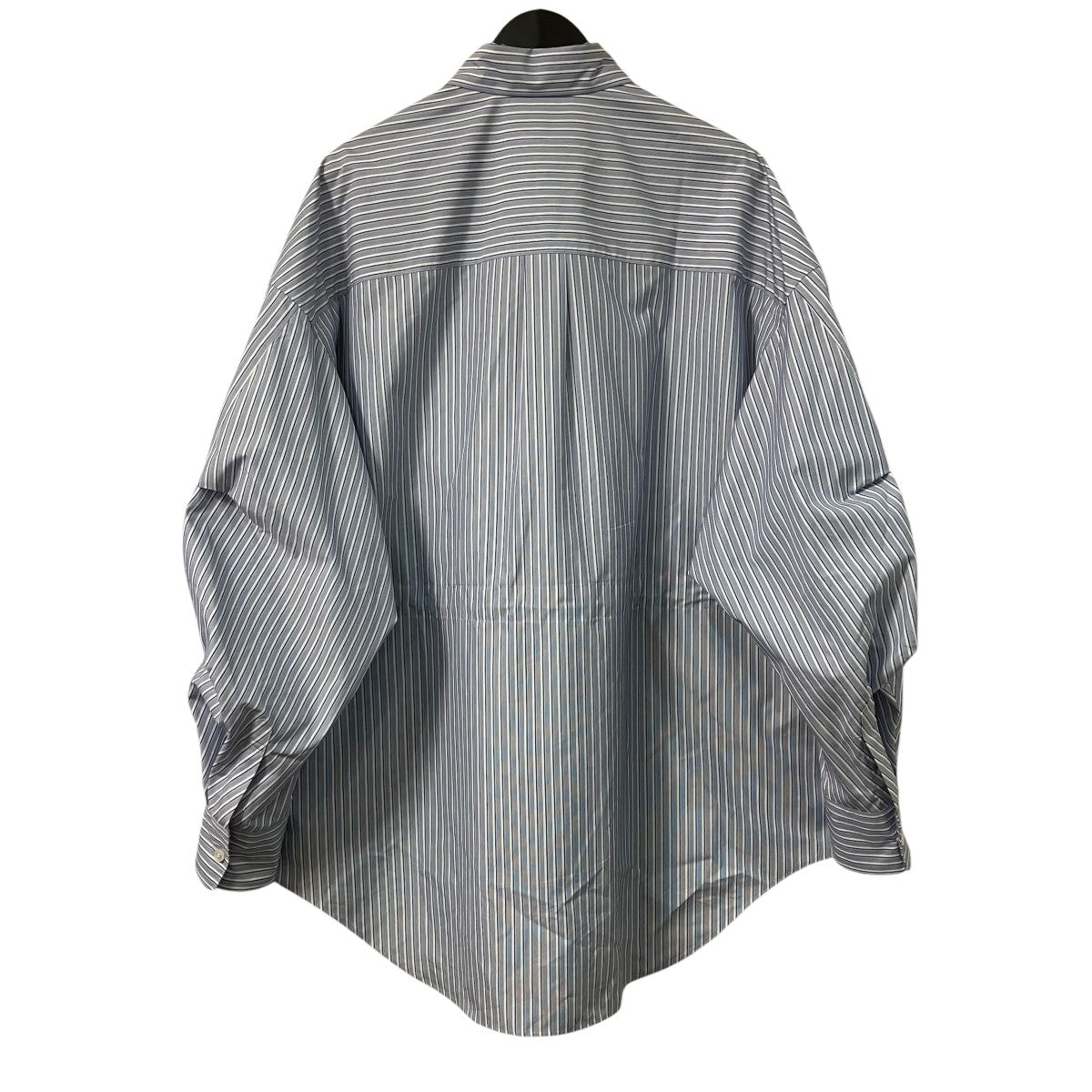 FUMITO GANRYU Mods Shirt ウエストドローコードストライプオーバーサイズシャツ FU5-SH-05 古着・中古-2枚目のアイテム画像