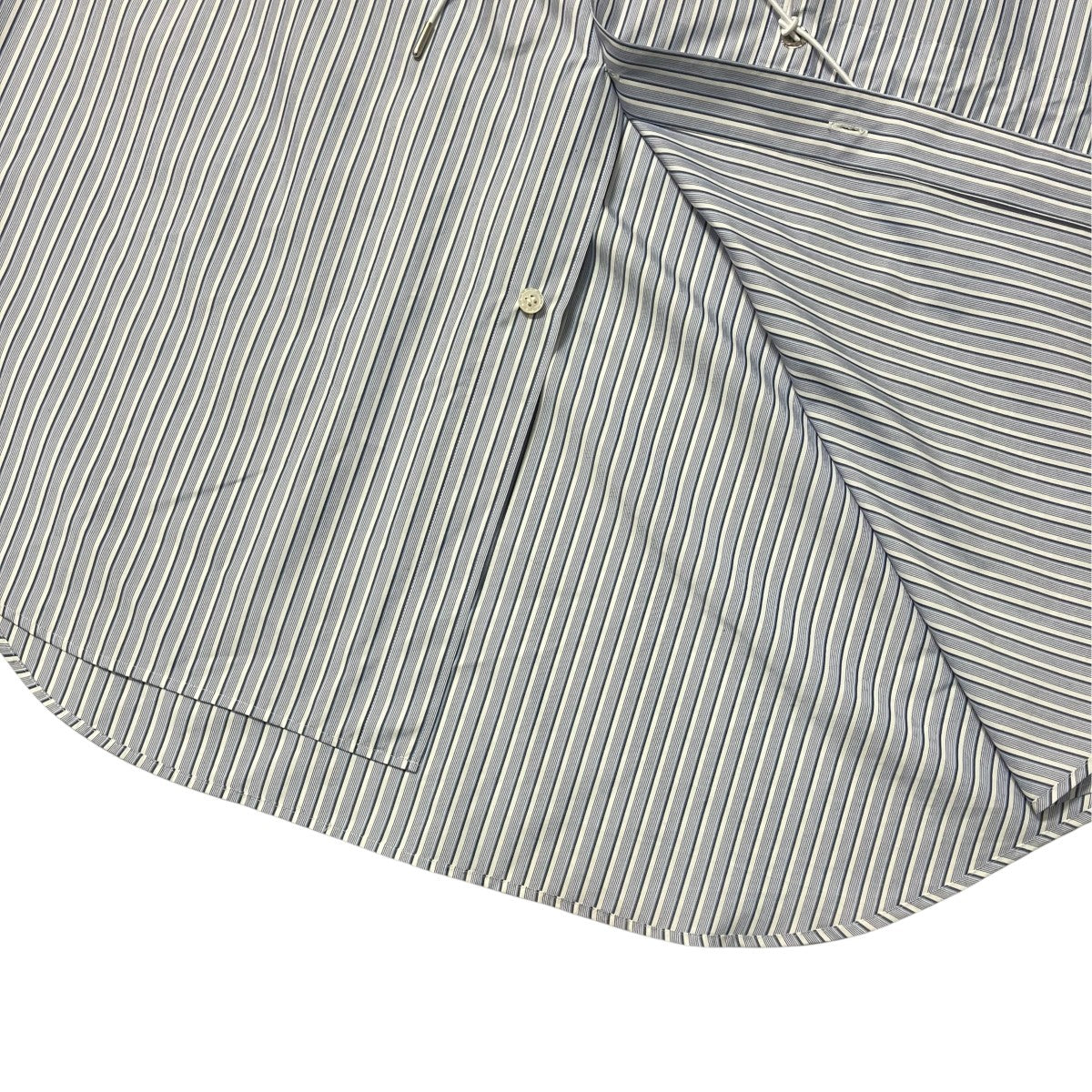 FUMITO GANRYU Mods Shirt ウエストドローコードストライプオーバーサイズシャツ FU5-SH-05 古着・中古-5枚目のアイテム画像