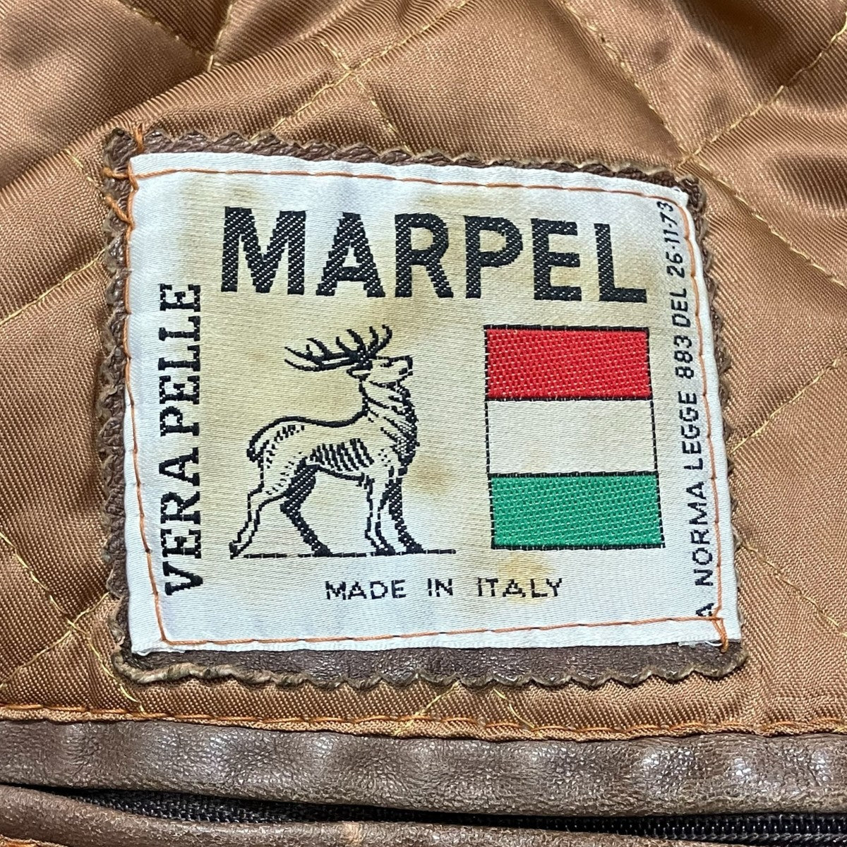 イタリア製レザージャケット