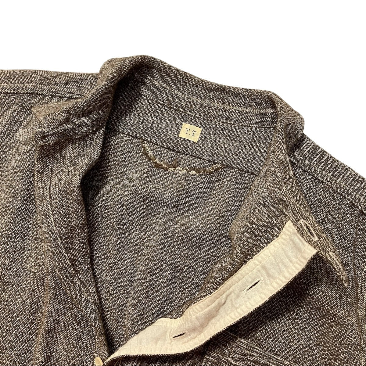 WORK SHIRT P OウールコットンプルオーバーシャツLOT 103