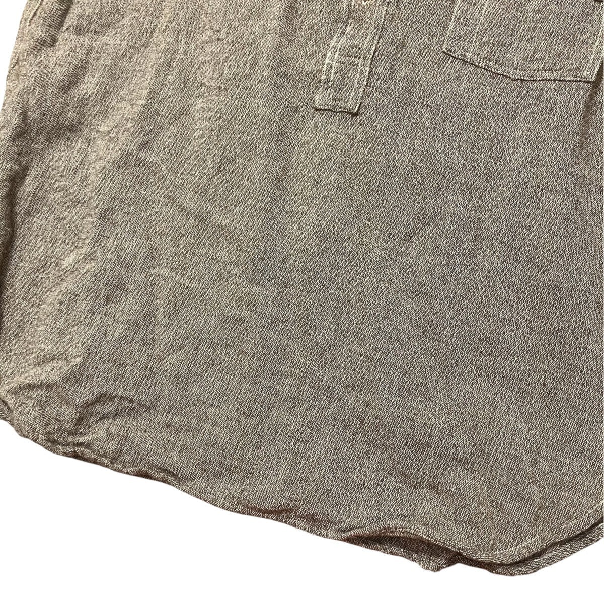 WORK SHIRT P OウールコットンプルオーバーシャツLOT 103