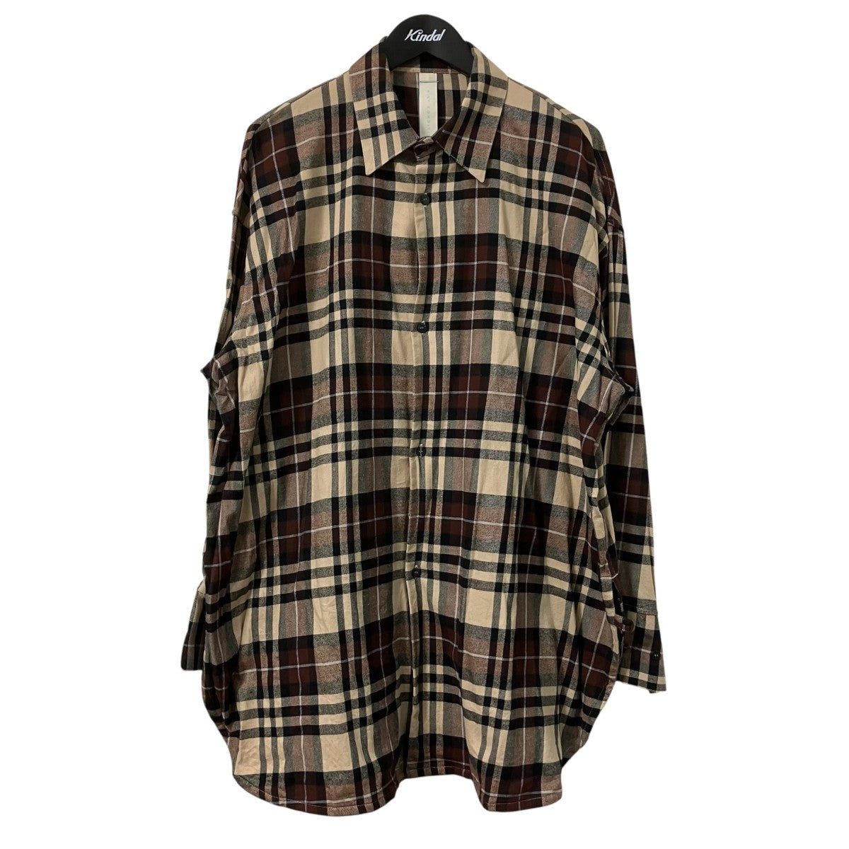 吾亦紅別注 CLASSIC SHIRT チェックネルシャツ 2201SK48W
