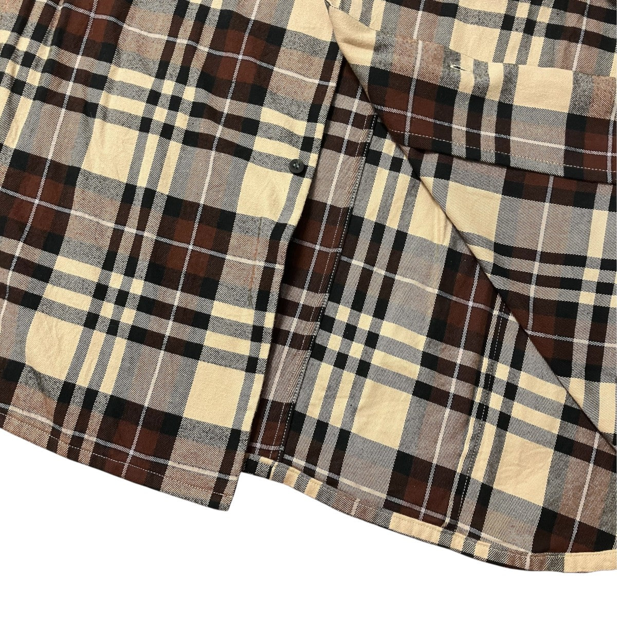 吾亦紅別注 CLASSIC SHIRT チェックネルシャツ 2201SK48W
