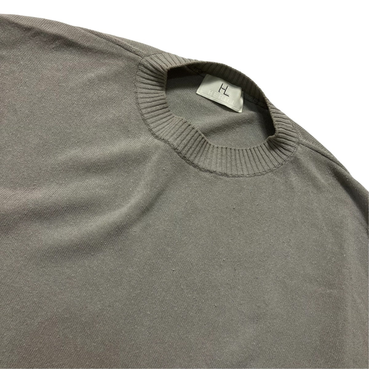 Silk Dead Stock Sweaterクルーネックセーター26-080-HL-8110-10